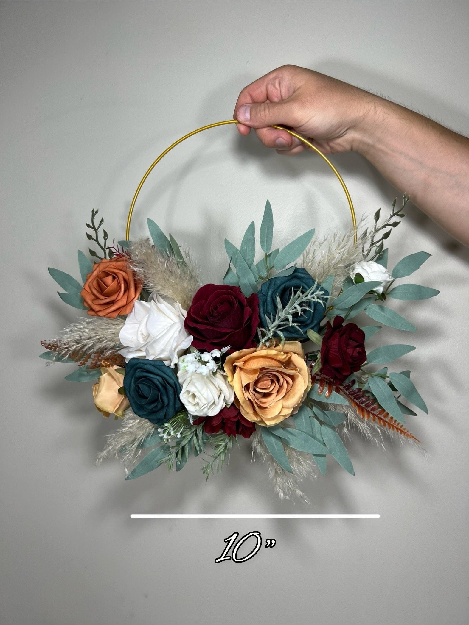 Dark Teal Bouquet Wedding Bridal Burgundy Terracotta Bridesmaids Burgundy Teal Burnt Orange Bouquet Dark Teal Rust Pampas Grass Reddit
