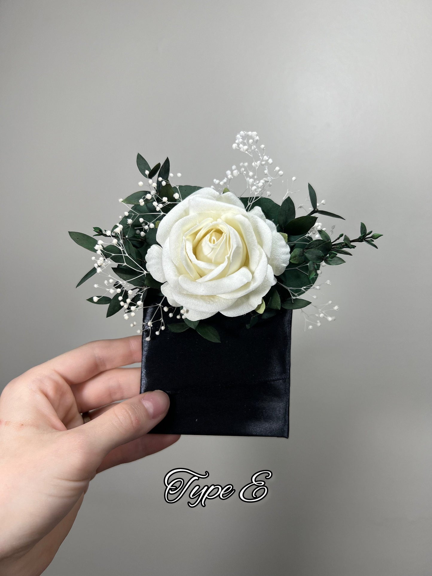 Wedding Pocket Boutonniere White Groom Boutonnière Ivory Square Groomsmen Pocket Boutonniere Wedding Ivory Rustic Artificial Flowers