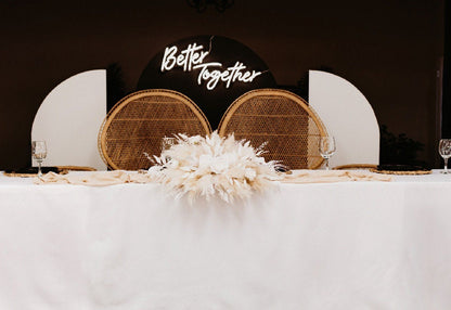 Wedding Bouquet Boho White Bridal Bouquet Pampas Grass Ivory Bridesmaids White Bouquet Decor Fern White Artificial Flower Dried White Rose