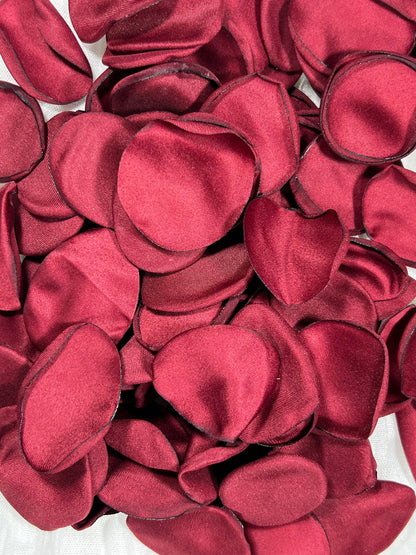 Red Petals Wedding Decor Flower Girl Petals Burgundy Wedding Aisle Decor Flower Petals Dark Red Ceremony Decor Bridal Shower Confetti
