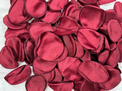 Red Petals Wedding Decor Flower Girl Petals Burgundy Wedding Aisle Decor Flower Petals Dark Red Ceremony Decor Bridal Shower Confetti