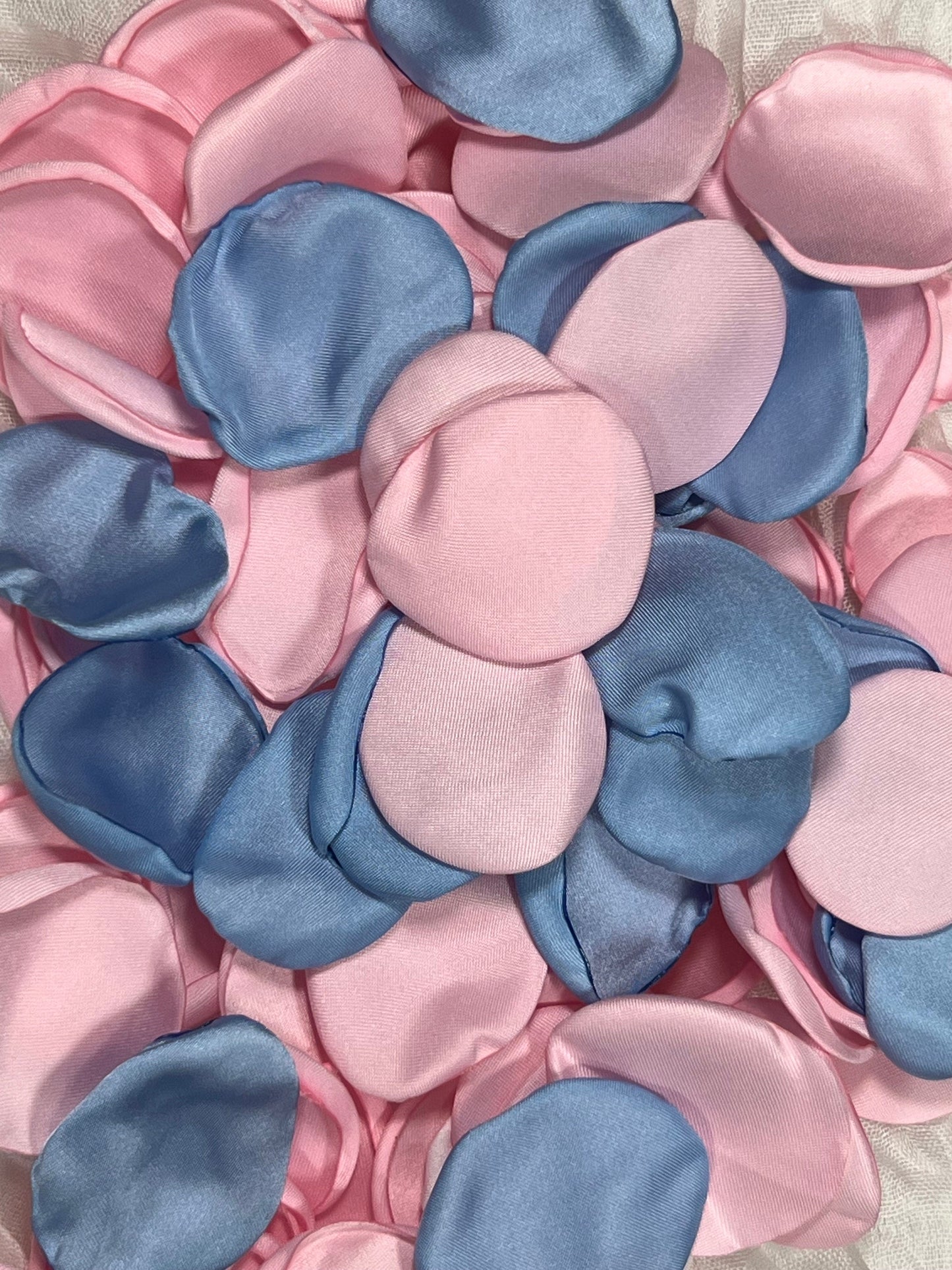 Blue Pink Petals Wedding Decor Flower Girl Petals Blue Pink Wedding Aisle Decor Flower Petals Light Blue Pink Petals Bridal Shower