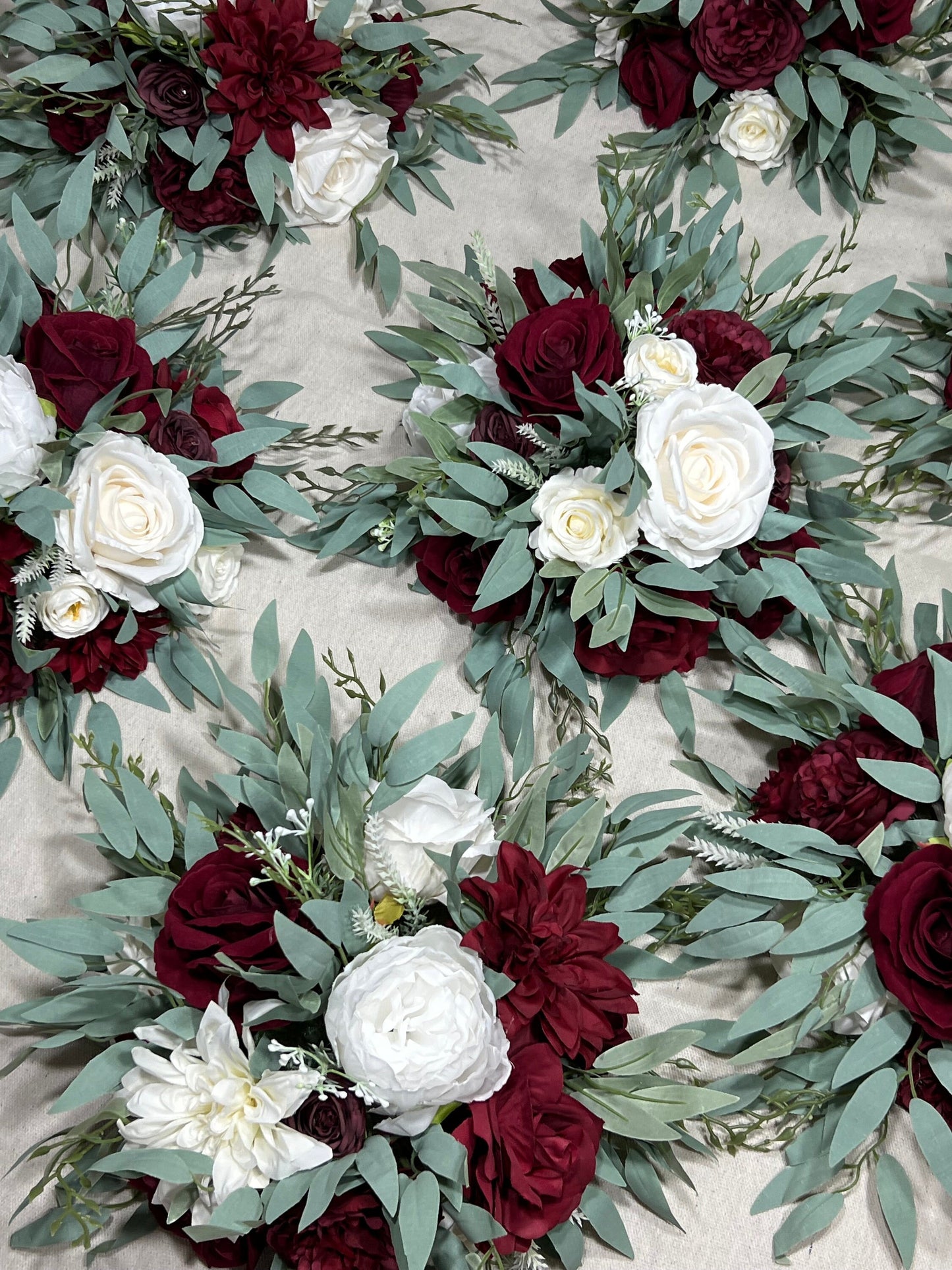 White Centerpiece Wedding Burgundy Table Flower Ball Decoration White Table Centerpiece Barrel White Whiskey Winter Ivory Burgundy White