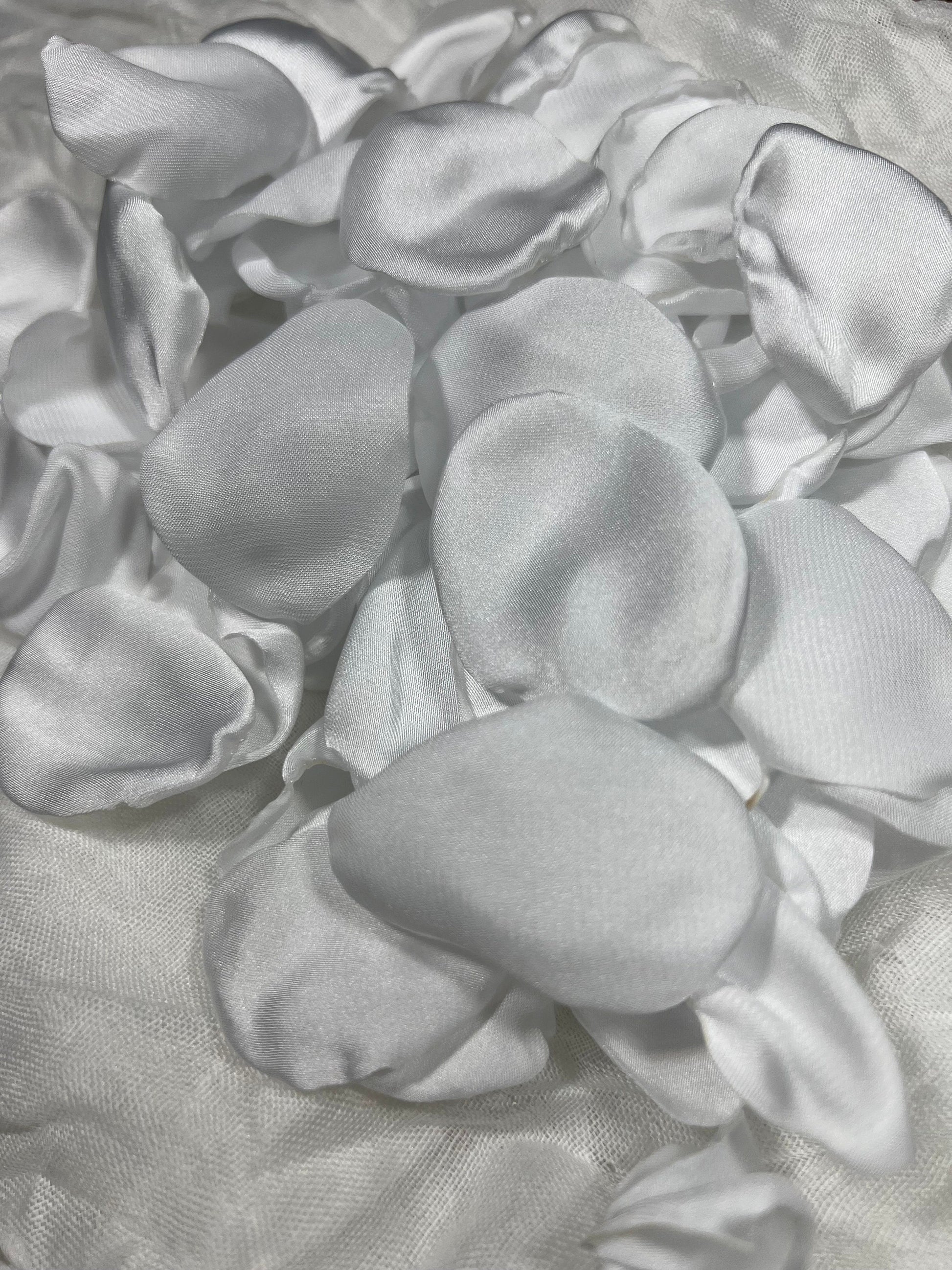 White Petals Wedding Decor Flower Girl Petals White Wedding Aisle Decor Flower Petals White Ceremony Decor Bridal Shower Confetti