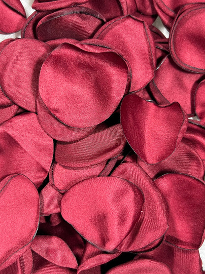 Red Petals Wedding Decor Flower Girl Petals Burgundy Wedding Aisle Decor Flower Petals Dark Red Ceremony Decor Bridal Shower Confetti