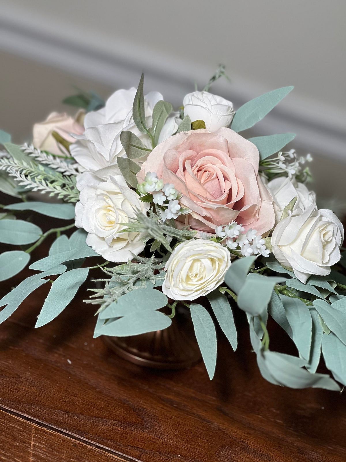 Pink Centerpiece Wedding Boho Table Decor Pink White Centerpiece Blush Wedding Arch Arrangement Ivory Pink Artificial Flower Reddit