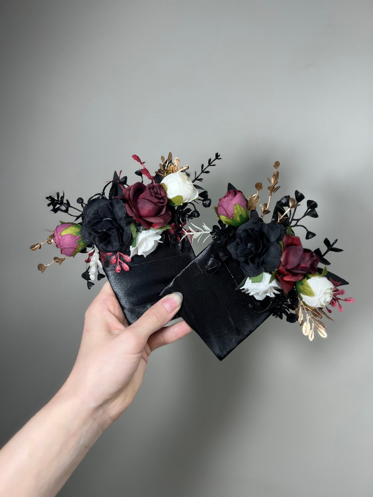 Black Pocket Boutonniere Wedding Groom Boutonnière Black Burgundy Square Groomsmen Pocket Boutonniere Black White Gothic Boutonniere Reddit