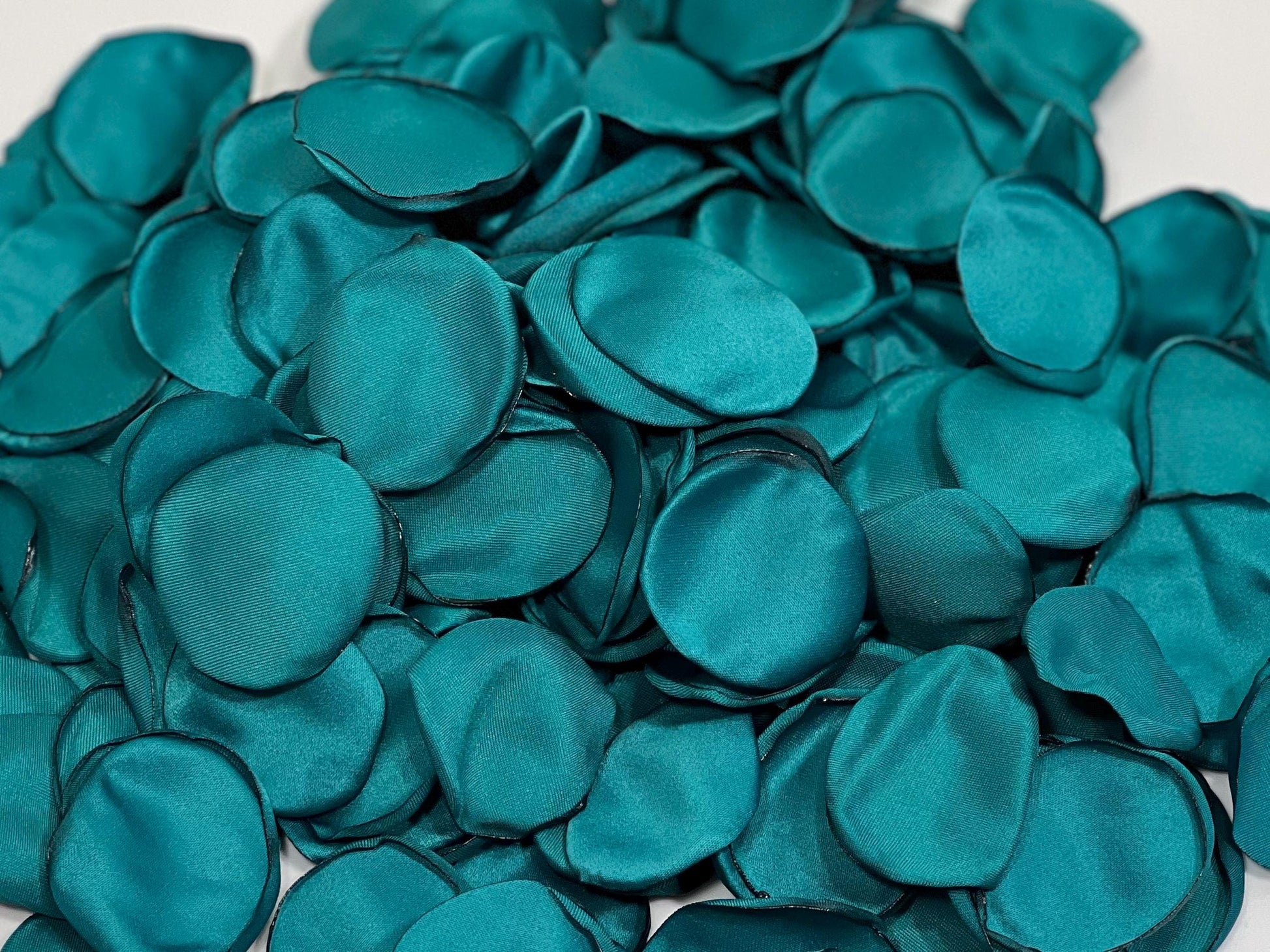 Teal Petals Wedding Decor Flower Girl Petals Dark Teal Wedding Aisle Decor Flower Petals Teal Ceremony Decor Bridal Shower Confetti