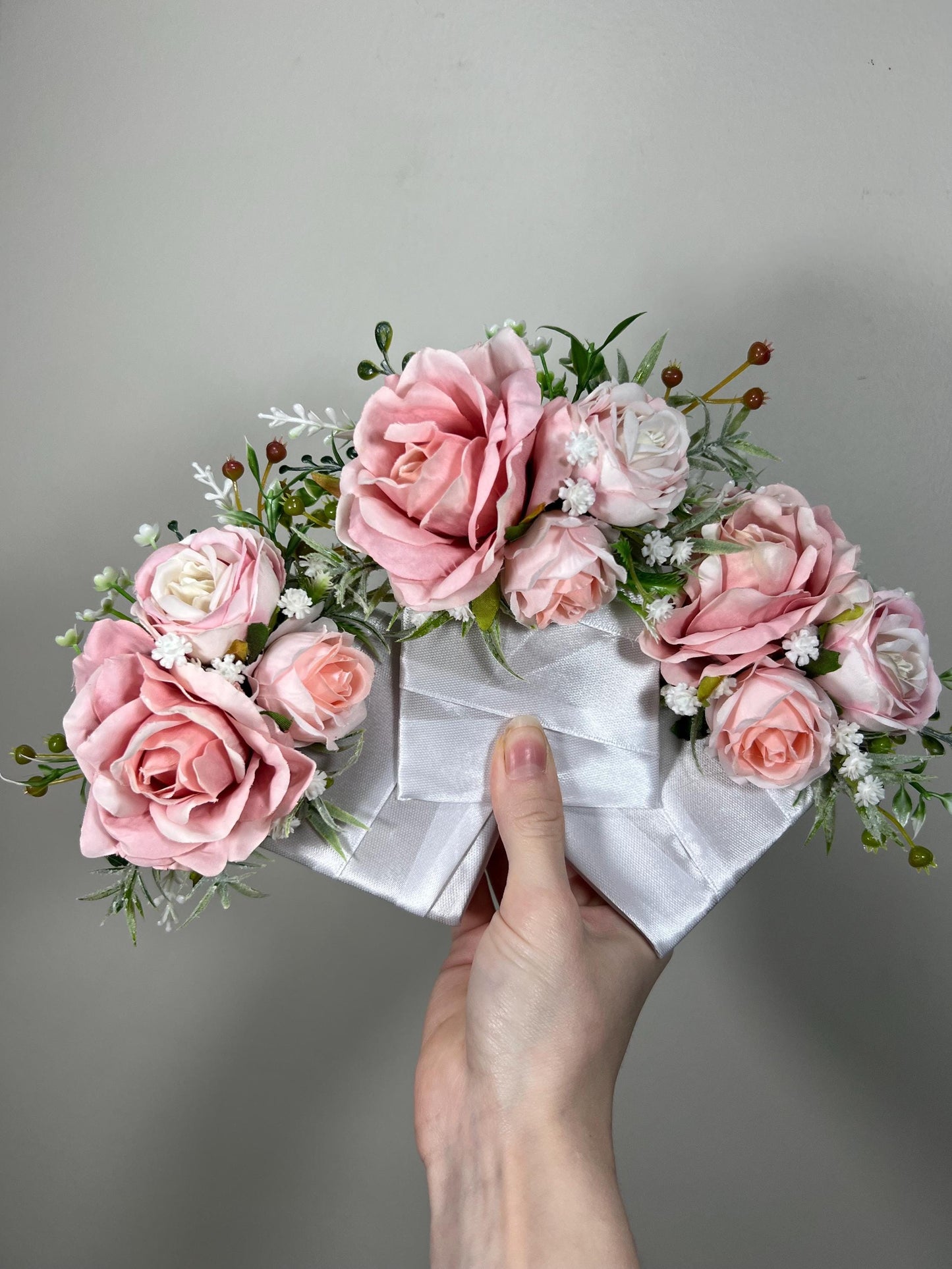 Pink Boutonniere Wedding Blush Pocket Boutonnière Groom Pink Square Boutonniere Greenery Pocket Boutonnière Blush Groomsmen Baby Breath