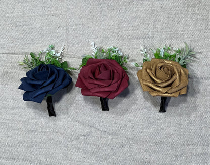 Harry Potter Wedding Bouquet Bridal Burgundy White Gold Hoop Navy Blue Bridesmaids Hoop Hunter Green Bouquet Wizard Artificial Flower