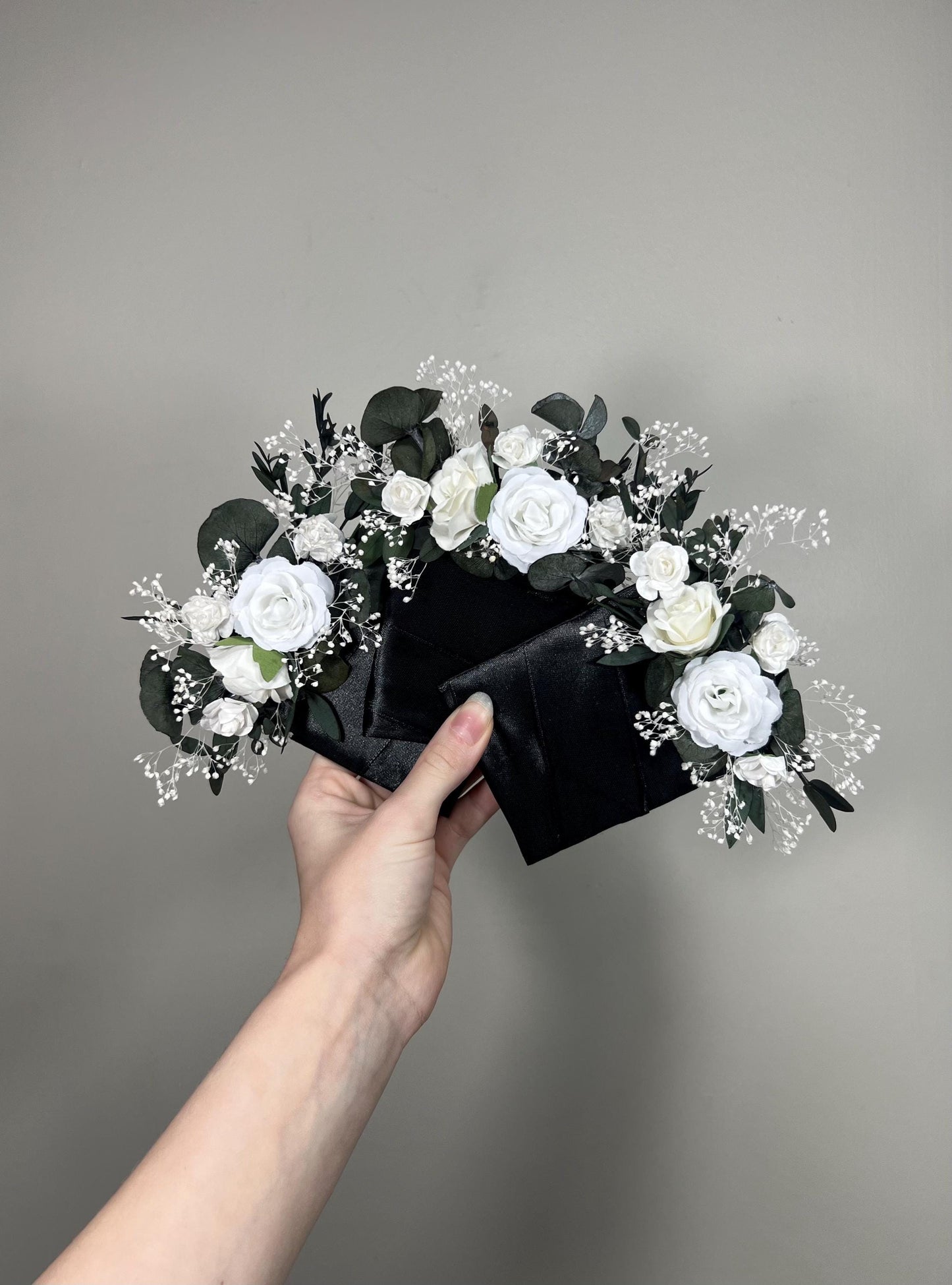 White Pocket Boutonniere Wedding Greenery Groom Boutonnière Square Groomsmen Wedding Ivory Rustic Eucalyptus Baby Breath Artificial Flowers