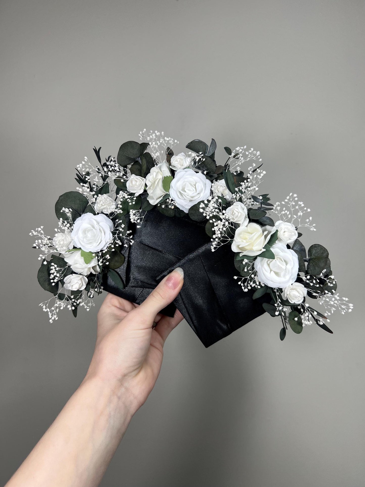 White Pocket Boutonniere Wedding Greenery Groom Boutonnière Square Groomsmen Wedding Ivory Rustic Eucalyptus Baby Breath Artificial Flowers