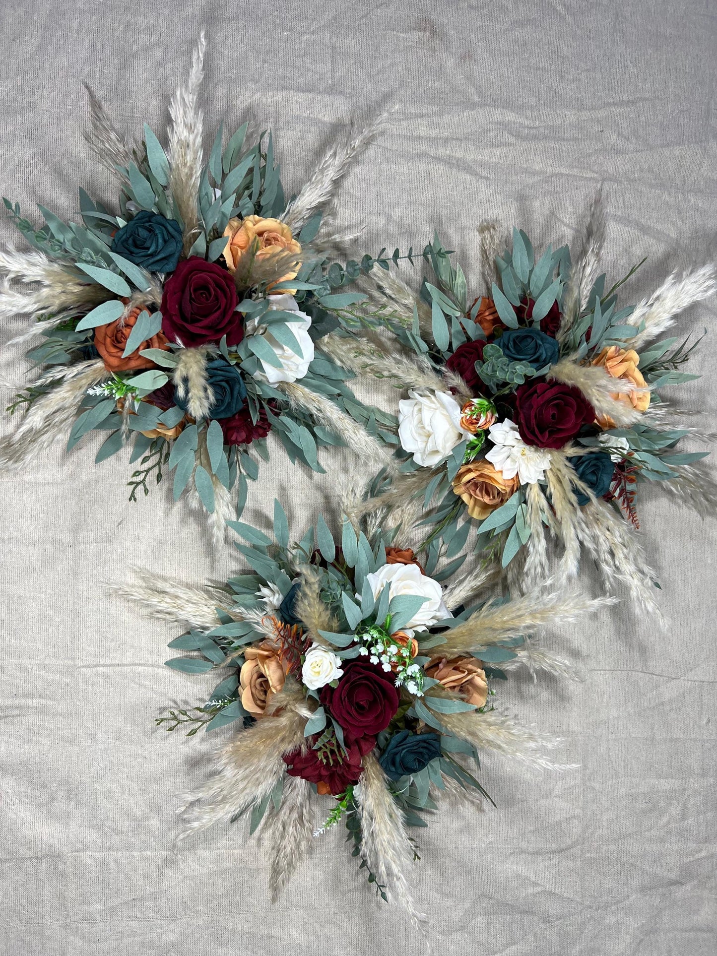 Dark Teal Centerpiece Wedding White Table Flower Ball Decoration Burgundy Teal Table Centerpiece Barrel Rust Whiskey Dark Teal Terracotta