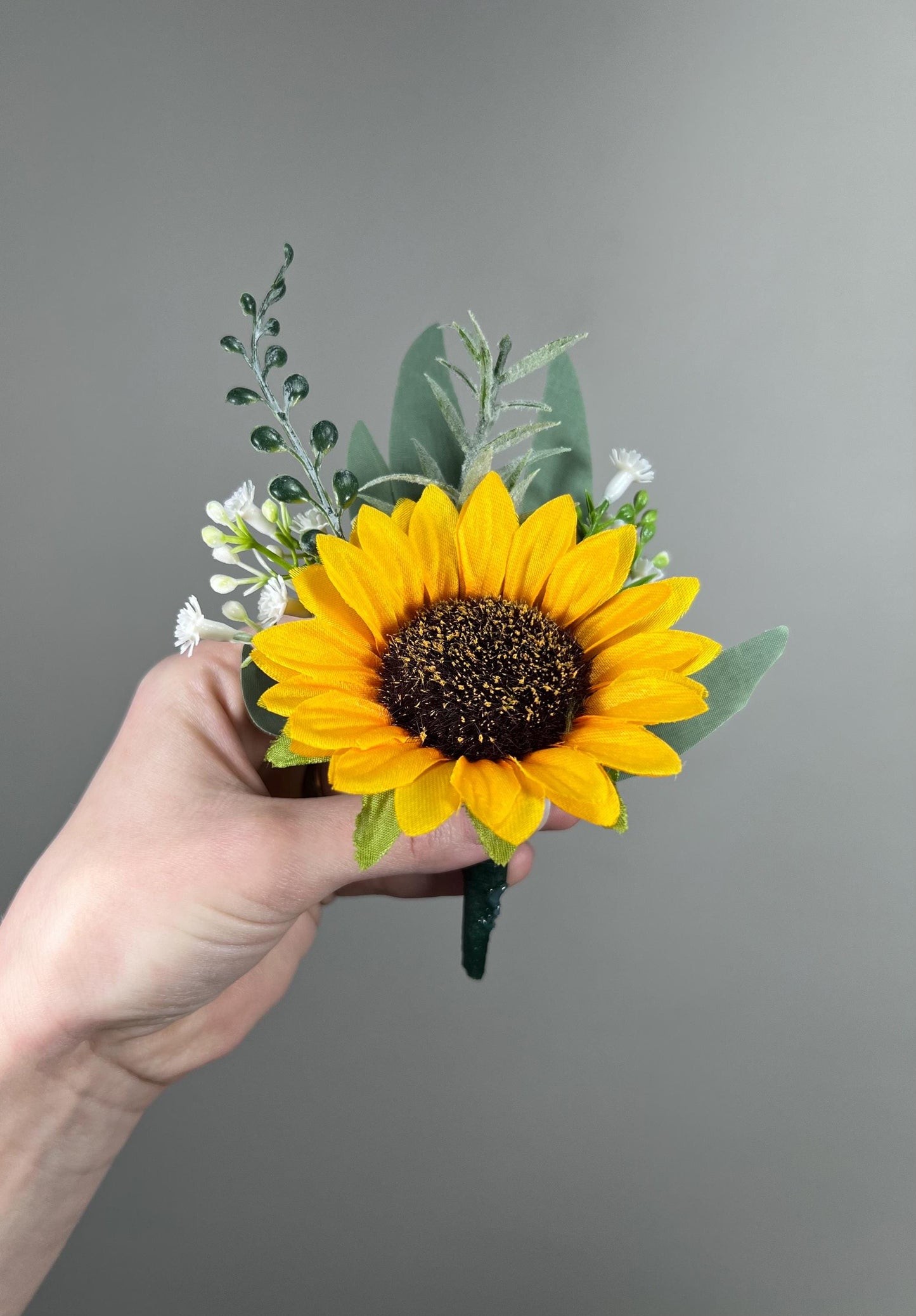 Sunflower Boutonniere Groom Boutonnières Sundlower Groomsmen Yellow Sunflower Boutonnière Groom Fall Sunflower Artificial Flowers