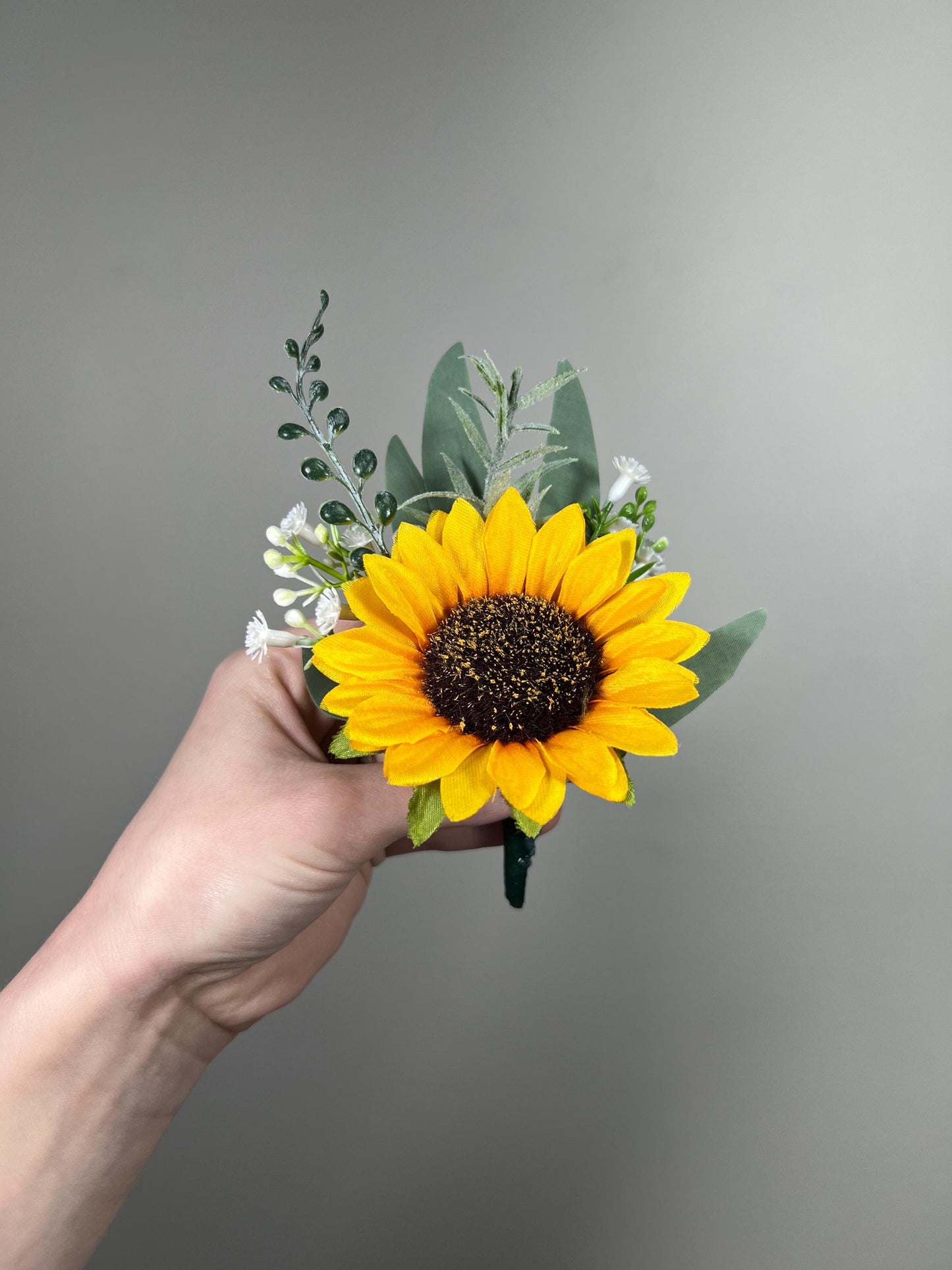 Sunflower Boutonniere Groom Boutonnières Sundlower Groomsmen Yellow Sunflower Boutonnière Groom Fall Sunflower Artificial Flowers