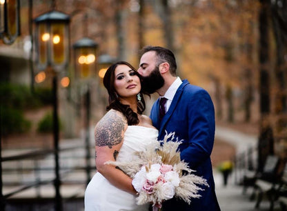 Wedding Dusty Rose Bouquet Boho Bridal White Dusty Rose Bouquet Pampas Grass Bridesmaids Bouquet Pink Palms Leaves Ivory Artificial Flower