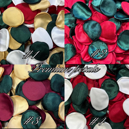 Christmas Cascading Bouquet Bridal Wedding White Red Winter Bouquet Cascade Pine Cones Bridesmaids Ivory Dark Red Gold Artificial Flower