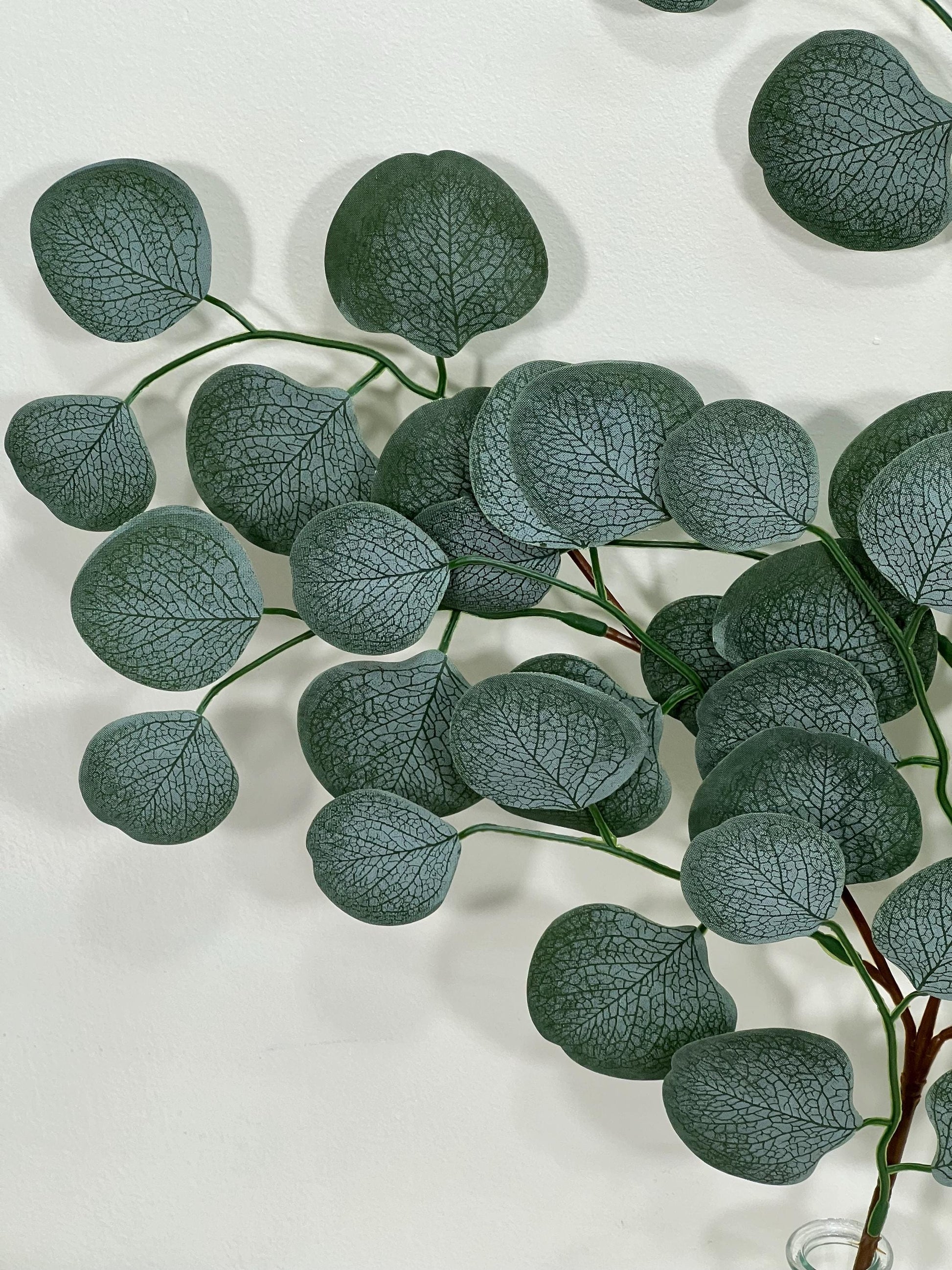 Round Artificial Eucalyptus Branch Sage Greenery Eucalyptus Stems Leaves Décor Wedding Sage Greenery Faux Eucalyptus Craft Supplies Wedding