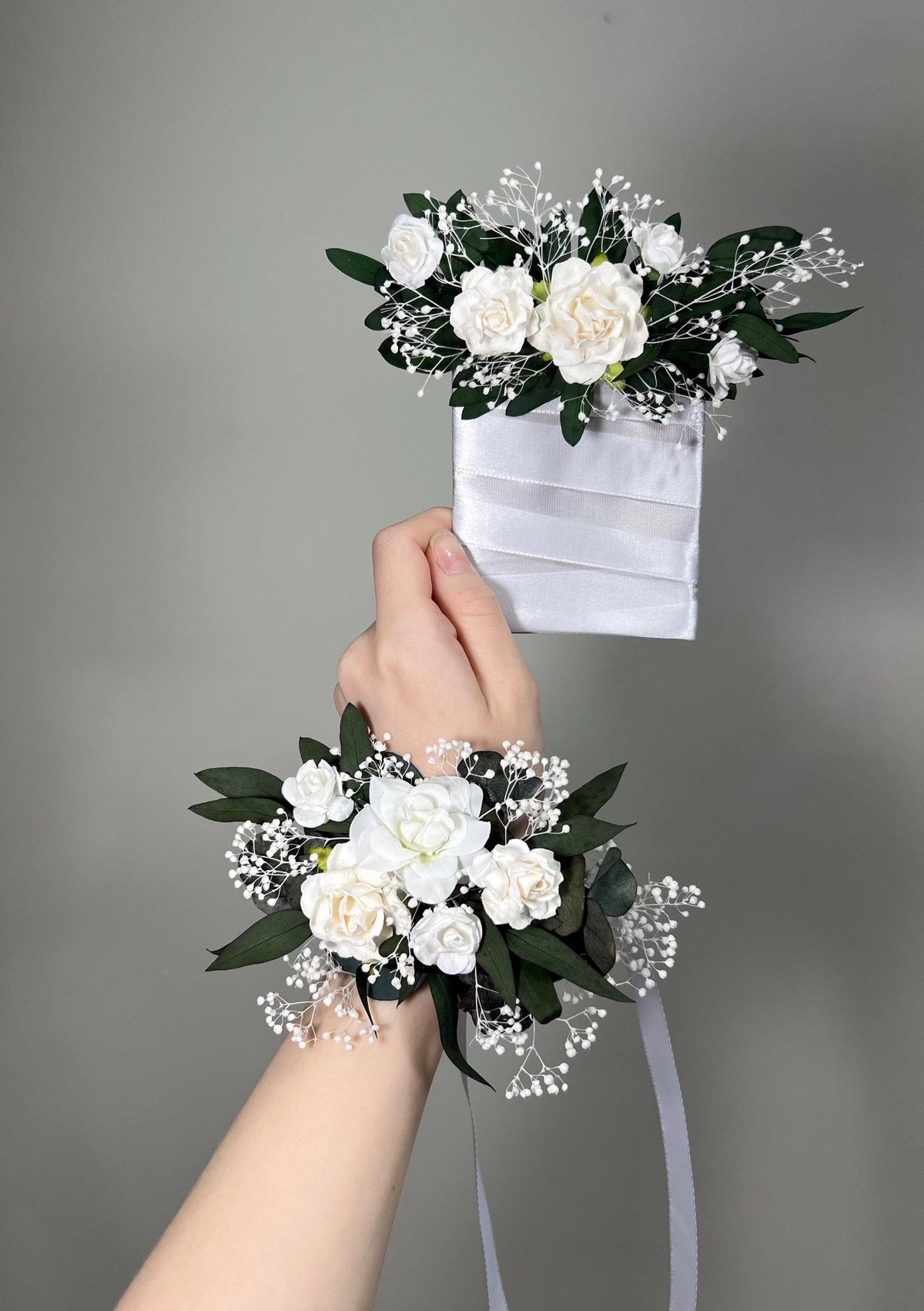 White Corsage Wedding Eucalyptus Corsage Wrist Corsage Bridesmaids White Mom Corsage Ivory Baby Breath Accessories Artificial Flower Reddit