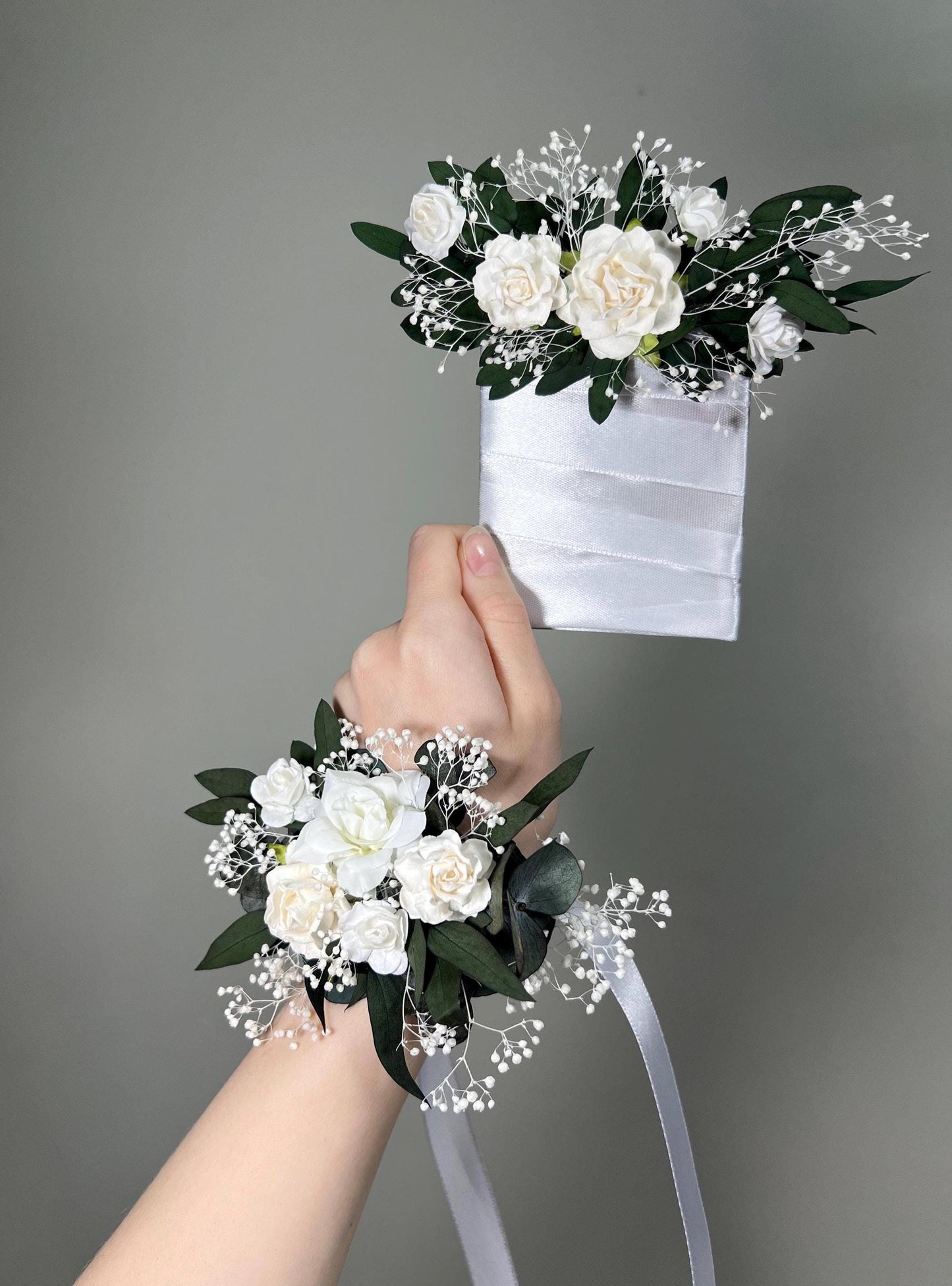 Pocket Boutonniere Wedding White Eucalyptus Square Boutonniere Groom Baby Breath Pocket White Boutonniere Rustic Wedding Boutonnière