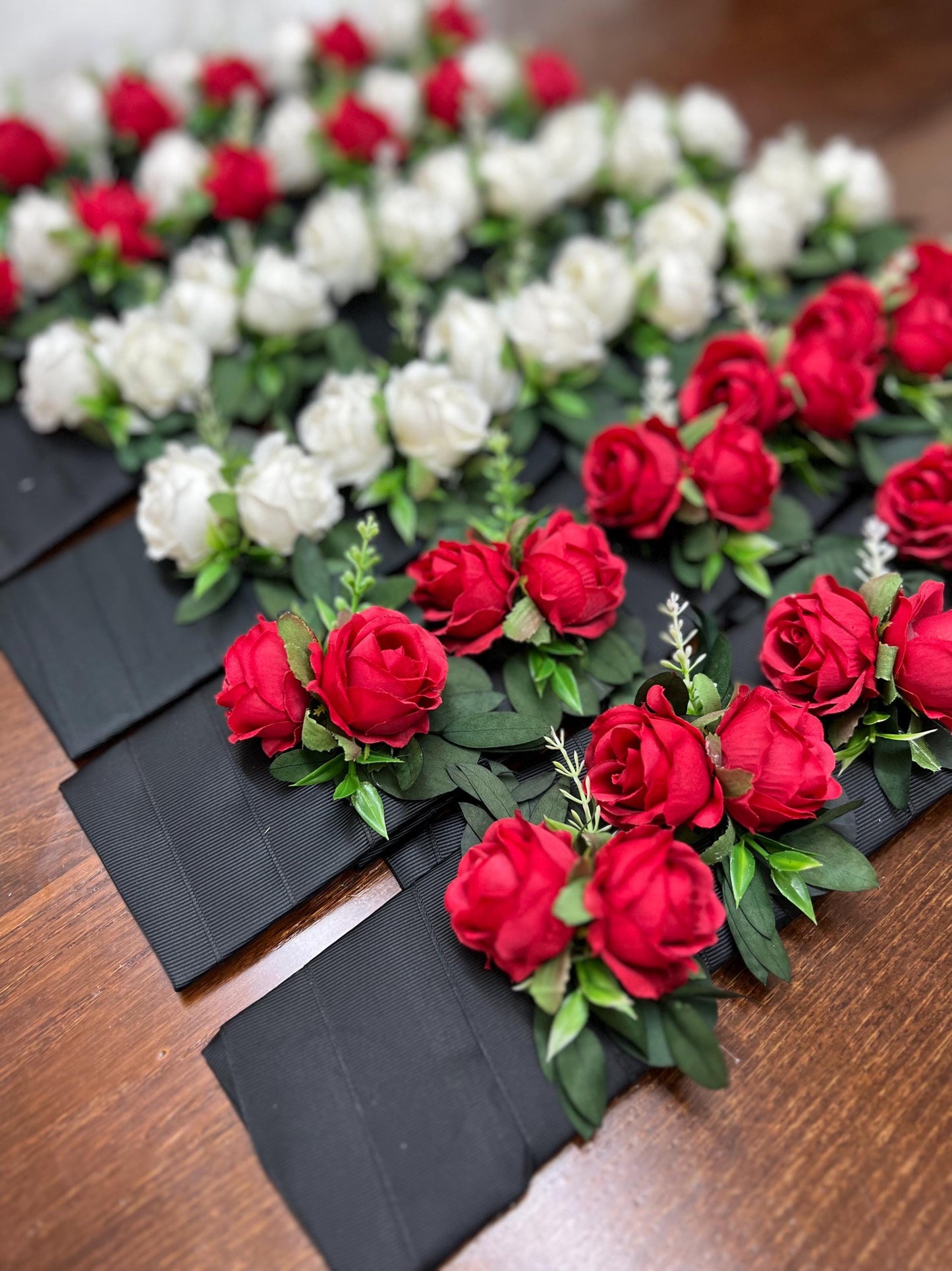 Red White Pocket Boutonniere Wedding Red Christmas Boutonnière Square Groom Boutonniere Red White Boutonniere Winter Square Groomsmen