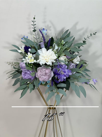 Wild Flower Bouquet Wedding Bridal Purple Bouquet Lavender Plum Bridesmaids Bouquet Dark Purple White Bouquet Blue Wildflowers Spring Lilac