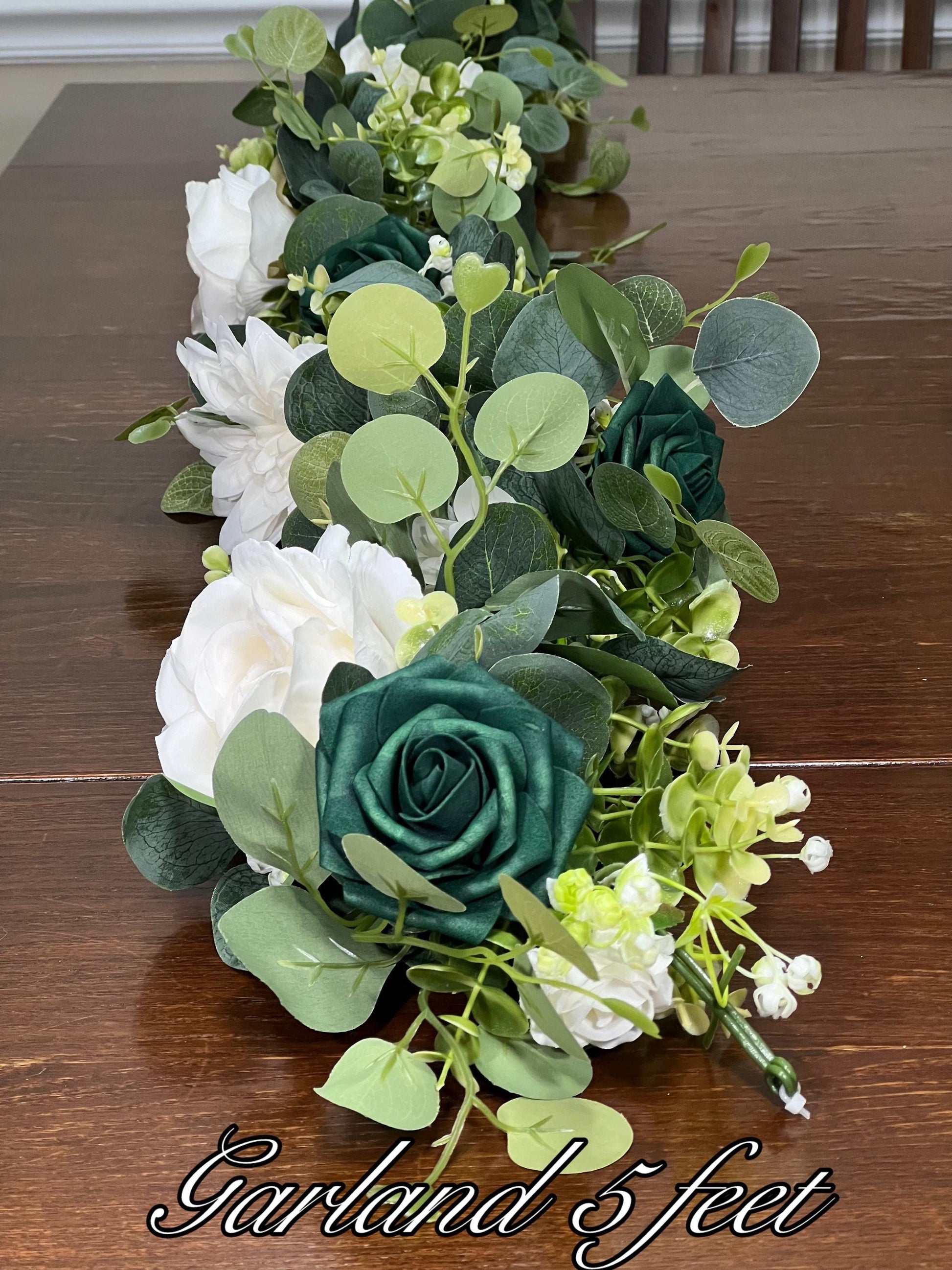 Emerald Green Bouquet Bridal Cascade White Black Bouquet Bridesmaids Emerald Green Forest Black Cascading Bouquet Gold Artificial Flower