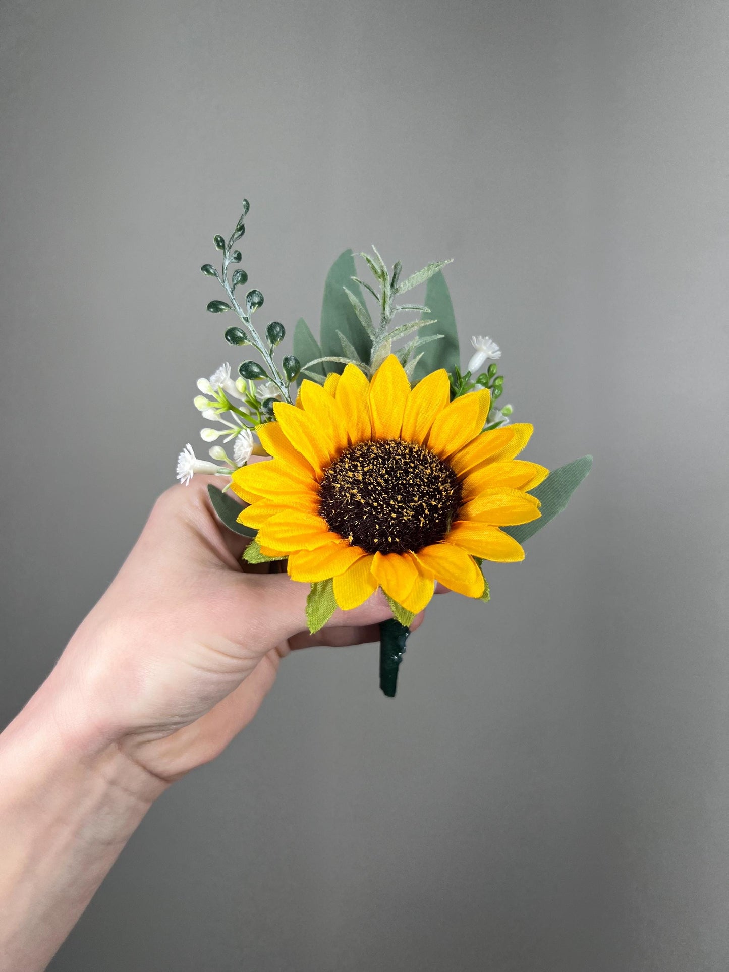 Sunflower Boutonniere Groom Boutonnières Sundlower Groomsmen Yellow Sunflower Boutonnière Groom Fall Sunflower Artificial Flowers