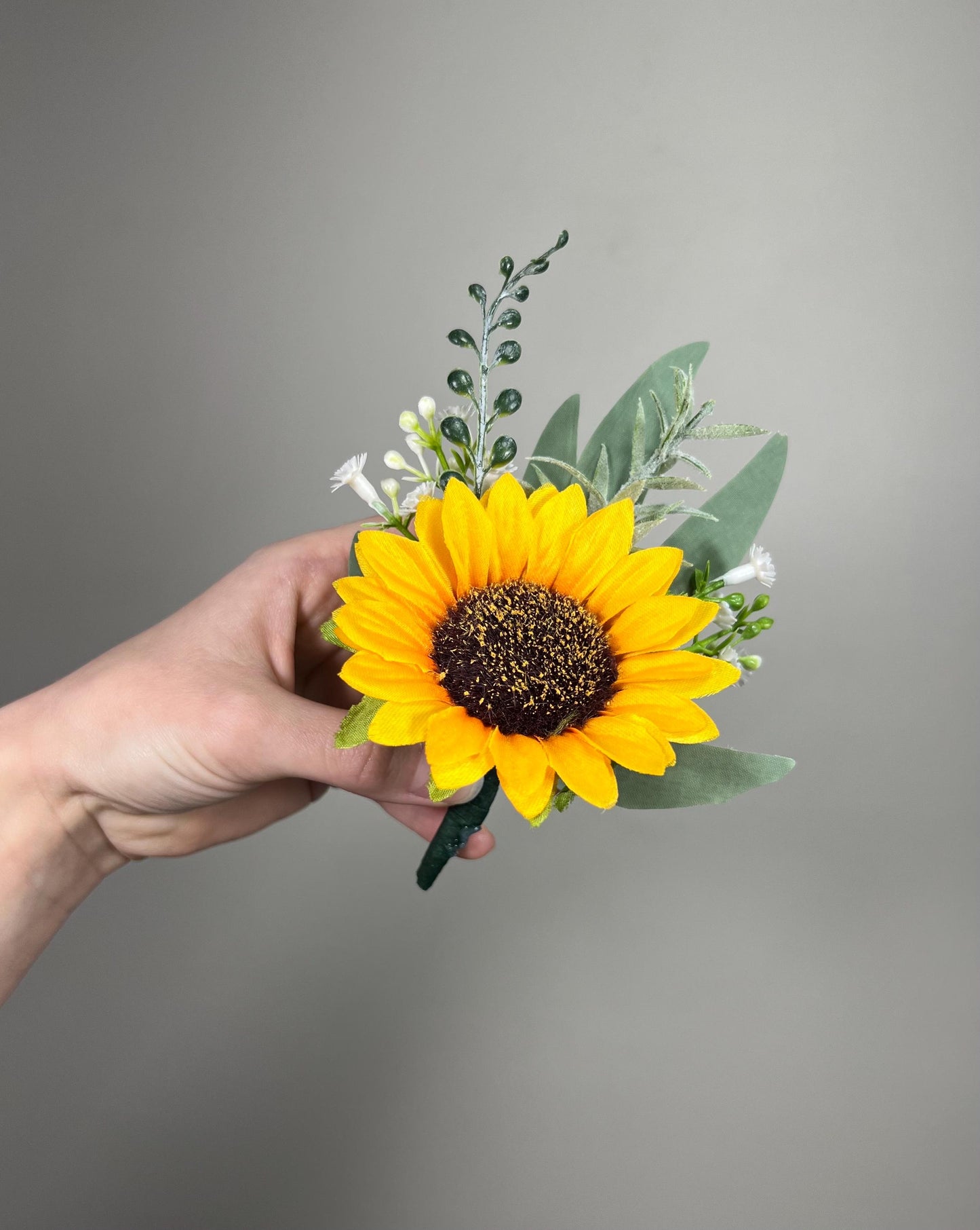 Sunflower Boutonniere Groom Boutonnières Sundlower Groomsmen Yellow Sunflower Boutonnière Groom Fall Sunflower Artificial Flowers