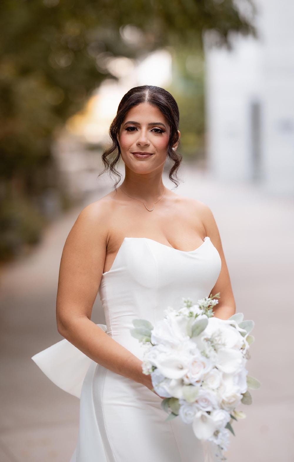 White Cascade Bouquet Bridal Ivory Bouquet Cascading Calla Lily Bouquet Greenery Calla Lily Bridesmaids White Bouquet Artificial Flowers