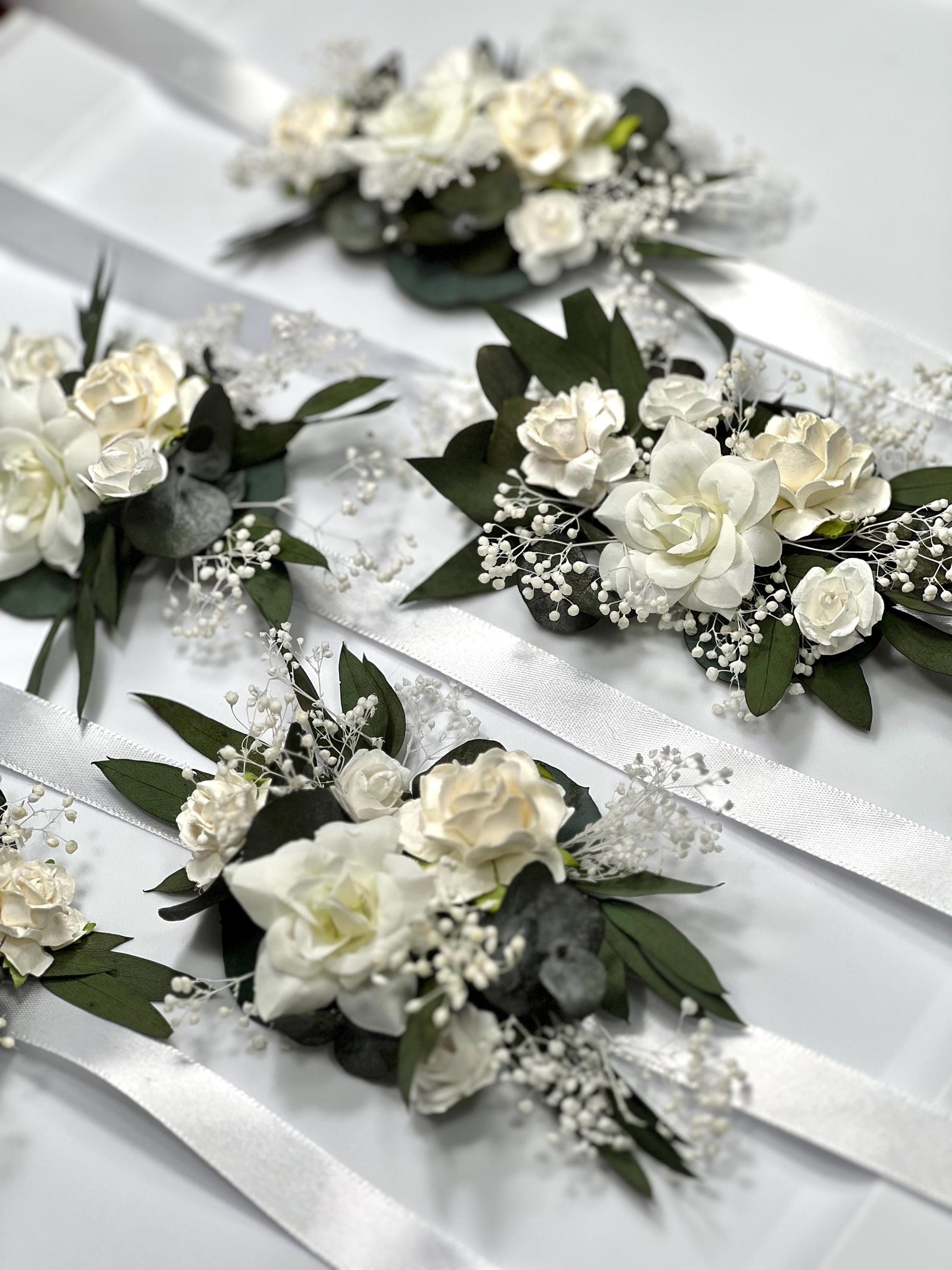 Wedding Pocket Boutonniere White Groom Boutonnière Square Ivory Groomsmen Pocket Boutonniere Wedding Ivory Greenery Artificial Flowers