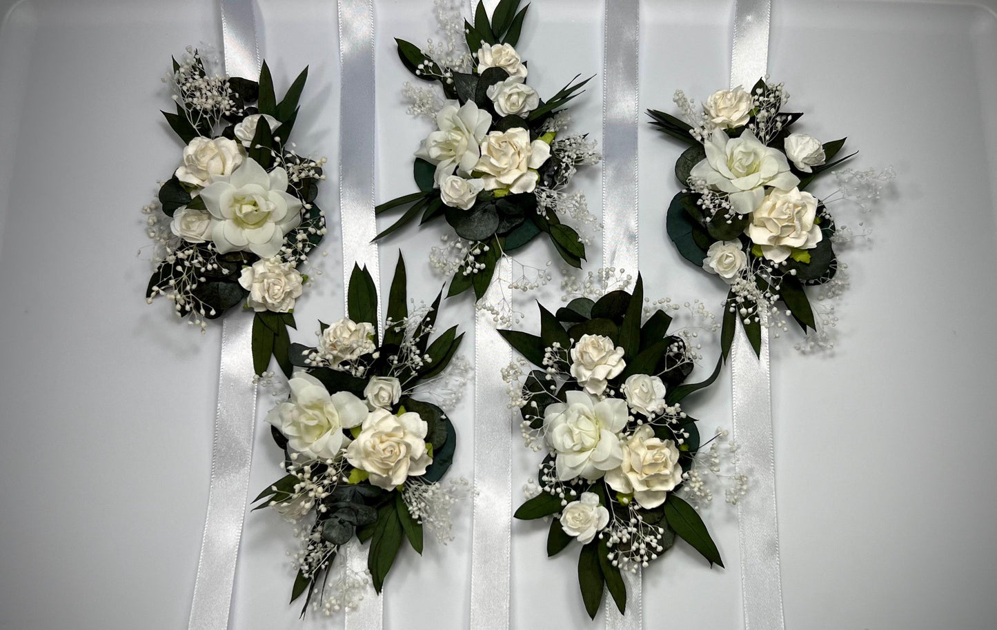 Pocket Boutonniere Wedding White Eucalyptus Square Boutonniere Groom Baby Breath Pocket White Boutonniere Rustic Wedding Boutonnière