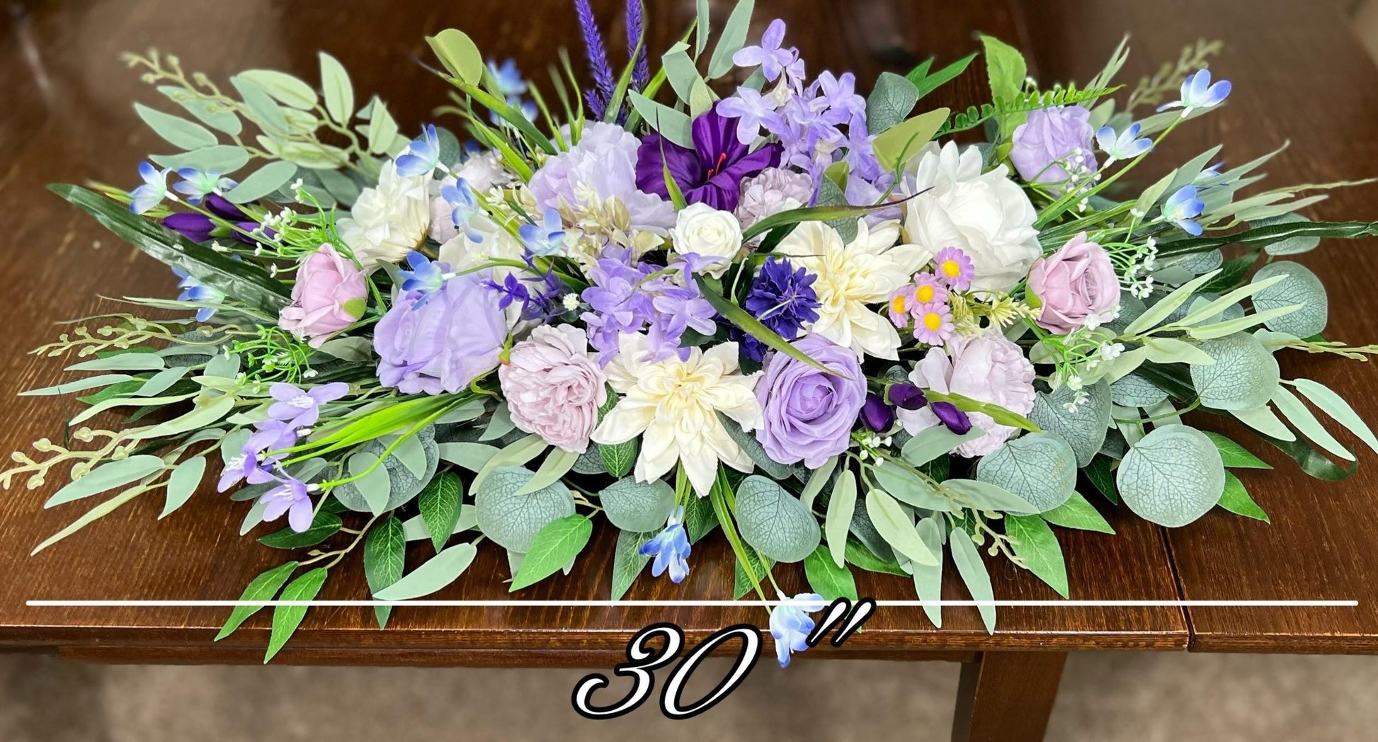 Purple Sweetheart Wedding Table Decor White Lavender Centerpiece Wedding Violet Sweetheart Lilac Table Decor Purple Centerpiece Wild Flowers