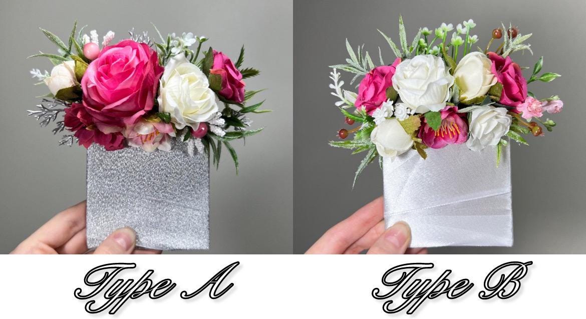 Hot Pink Corsage Wedding White Pink Wrist Corsage Mom Fuchsia Corsage Bridesmaids Greenery Pink White Corsage Prom Artificial Flower