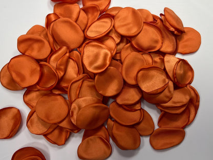 Burnt Orange Petals Wedding Decor Flower Girl Petals Terracotta Wedding Aisle Decor Flower Petals Rust Ceremony Decor Confetti Petals Flower