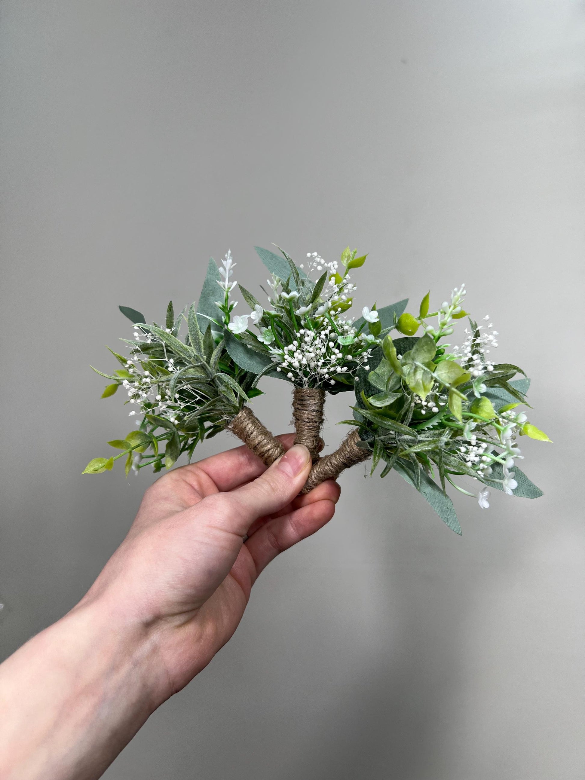 Greenery Boutonniere Wedding Groom Eucalyptus Boutonniere Buttonhole Greenery Boutonniere Baby Breath Eucalyptus Groomsmen Prom Boutonnere