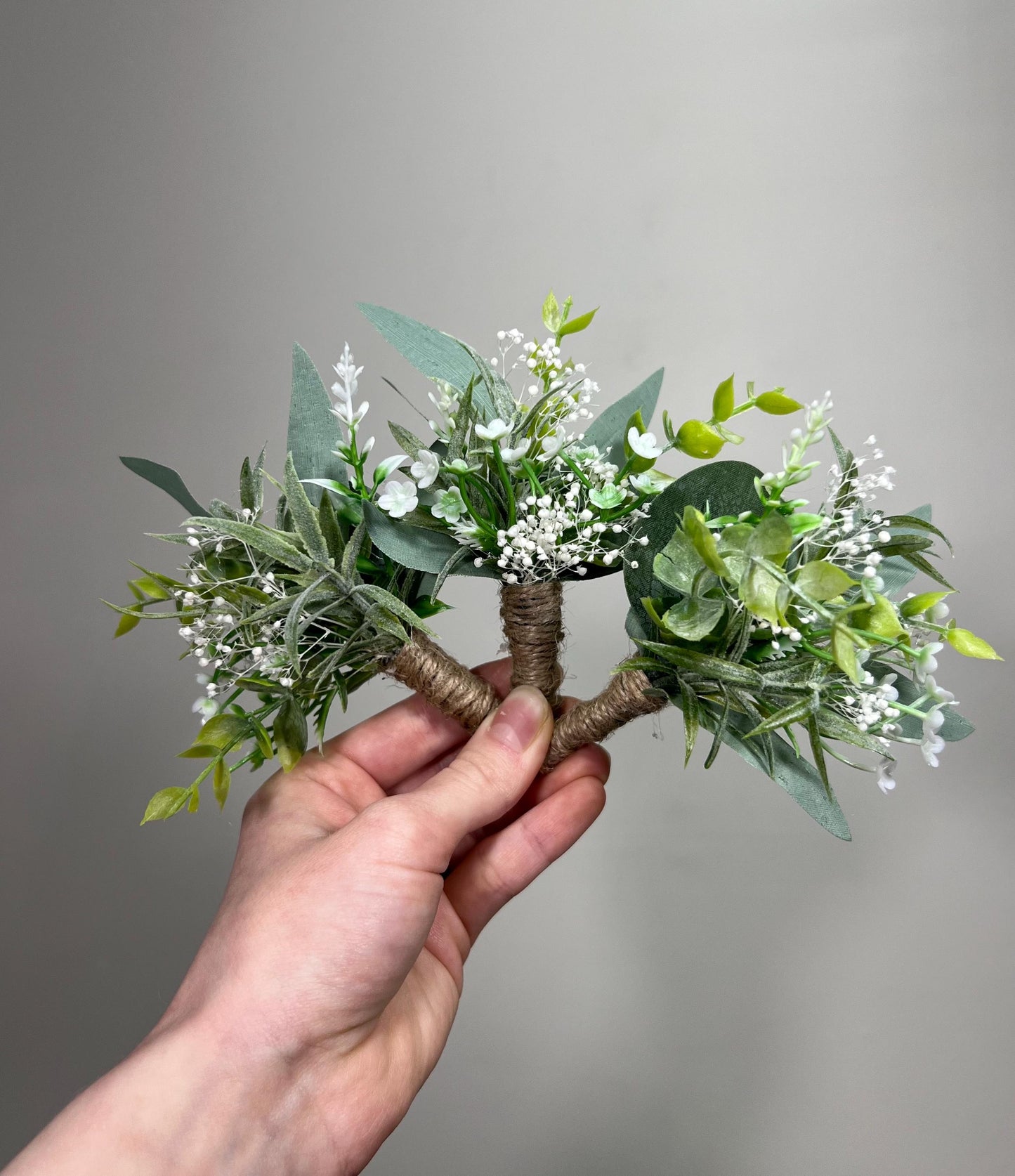 Greenery Boutonniere Wedding Groom Eucalyptus Boutonniere Buttonhole Greenery Boutonniere Baby Breath Eucalyptus Groomsmen Prom Boutonnere