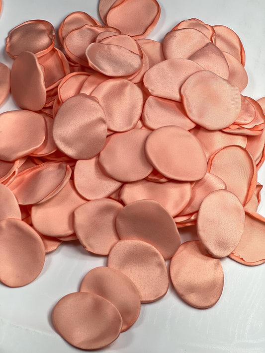 Peach Coral Petals Wedding Décor Flower Girl Petals Pink Wedding Aisle Decor Flower Petals Blush Ceremony Decor Bridal Shower Confetti
