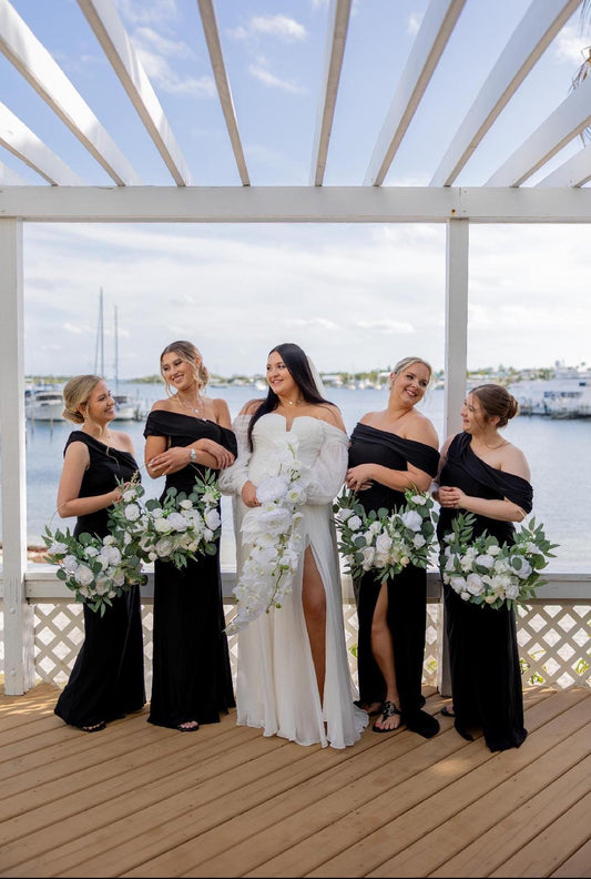 Wedding Hoop White Bridal Ivory Hoop Classic Bridesmaids Ring Wreath Flower Girl Hoop White Eucalyptus Artificial Flower Hydrangea Rose