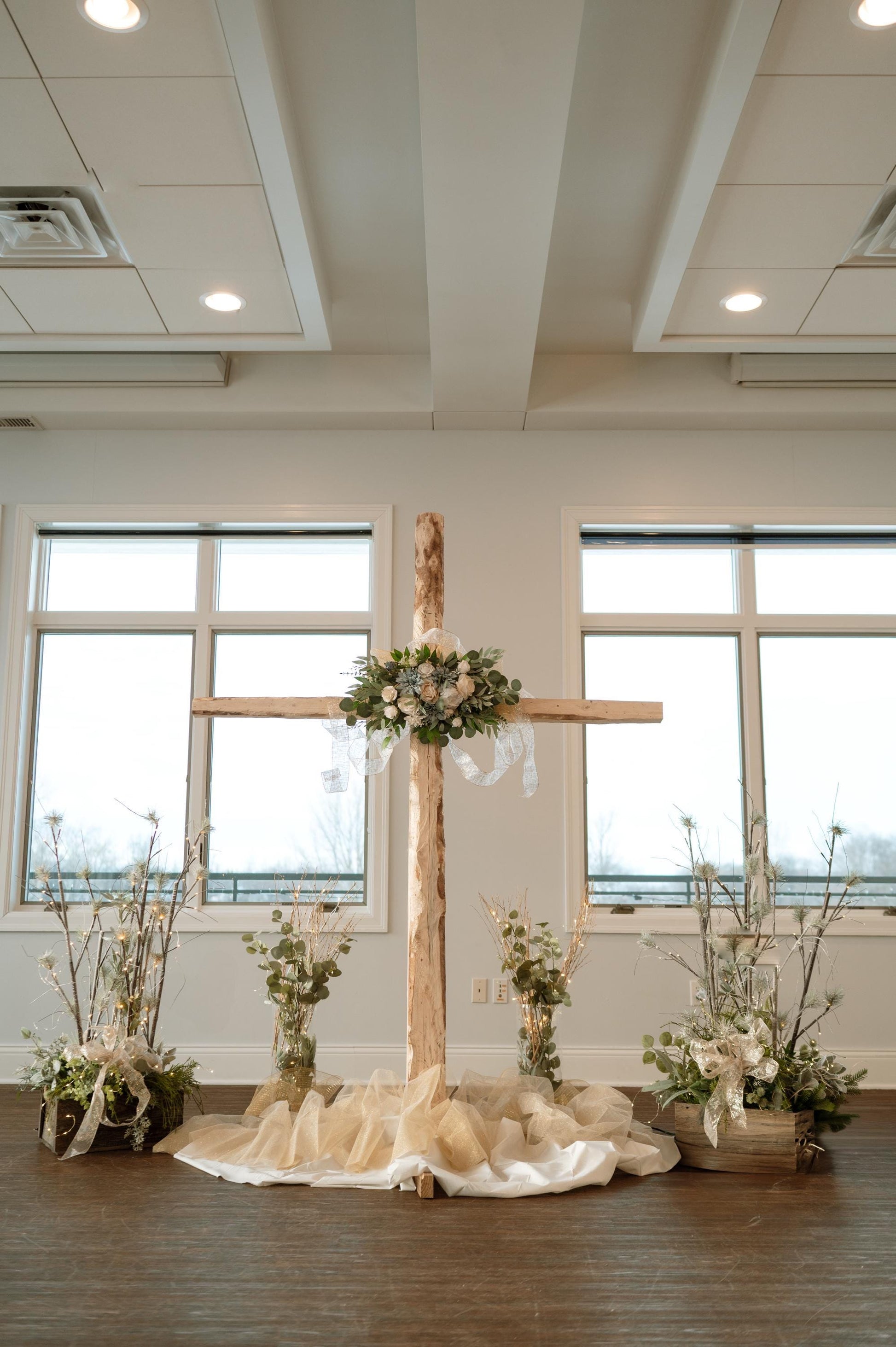 Dusty Blue Arch Arrangements Wedding Blue White Arbor Arrangement Dusty Blue Ivory Wall Decor Dahlia Blue White Swag Arch Arrangements