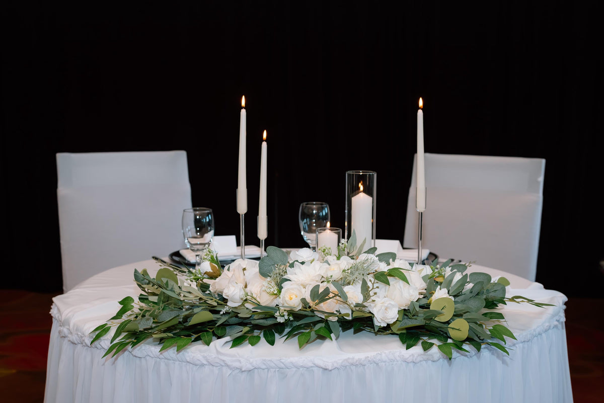 White Arch Arrangements Wedding Ivory Arbor Arrangement White Sweetheart Centerpiece Eucalyptus Sage Wedding Décor Artificial Reddit