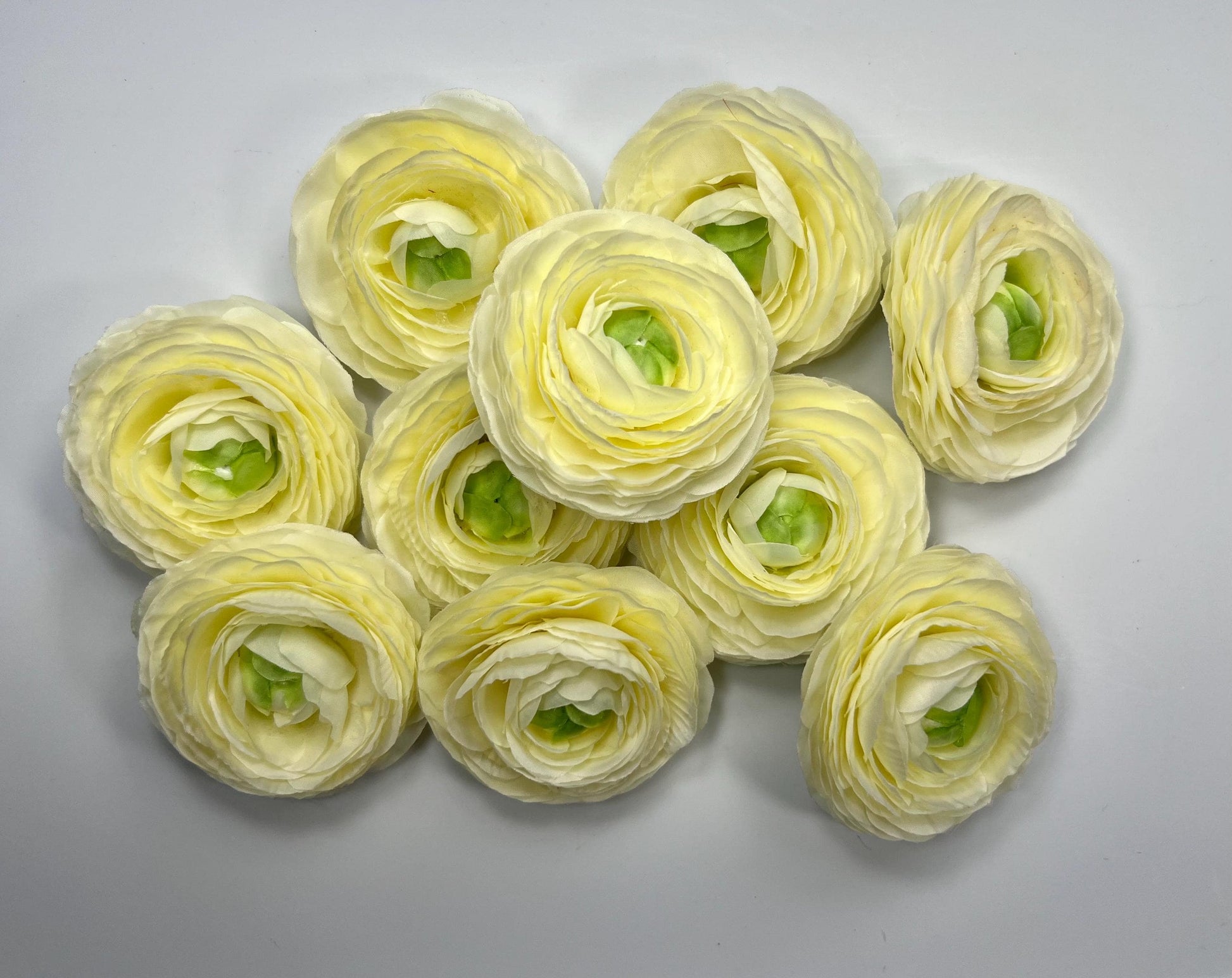 Coral Ranunculus Flower Heads Wedding Sunset Flowers Artificial DIY Craft Supplies Bouquet Flame Rununculus Heads Faux Decor Silk Flowers