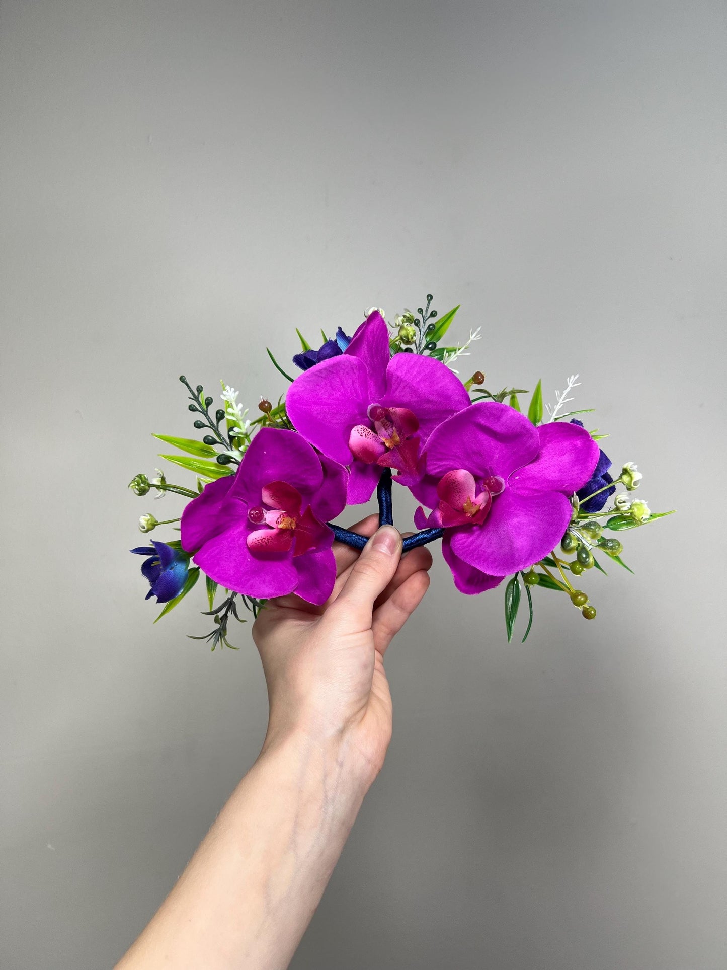 Orchid Boutonniere Wedding Groom Fuchsia Boutonnière Hot Pink Groomsmen Beach Boutonniere Tropical Royal Purple Orchid Artificial Flowers