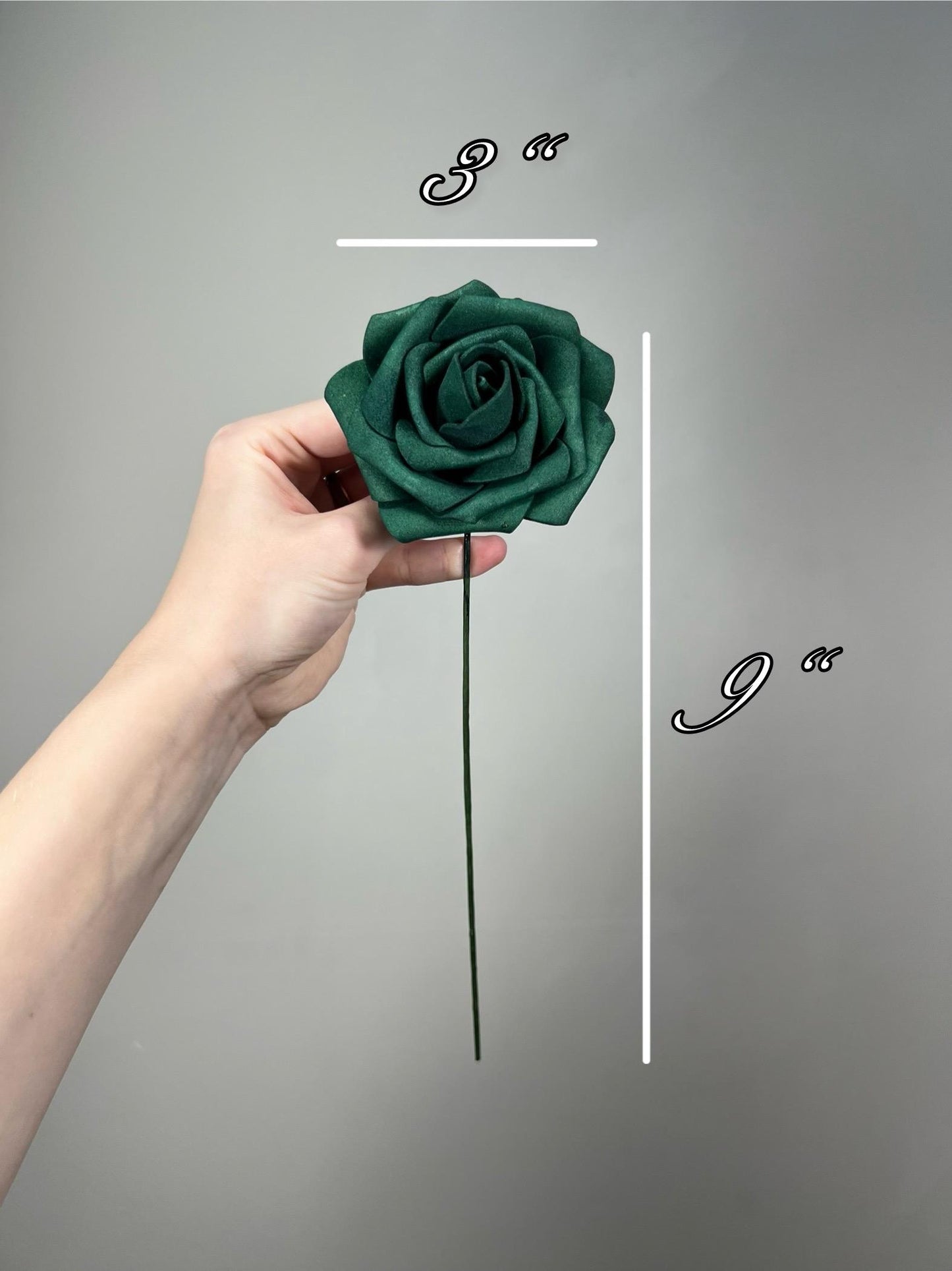Emerald Green Flower Head Wedding Decor Forest Green Small Flower Head Wedding DIY Craft Supplies Wedding Green Flower Head Home Decor