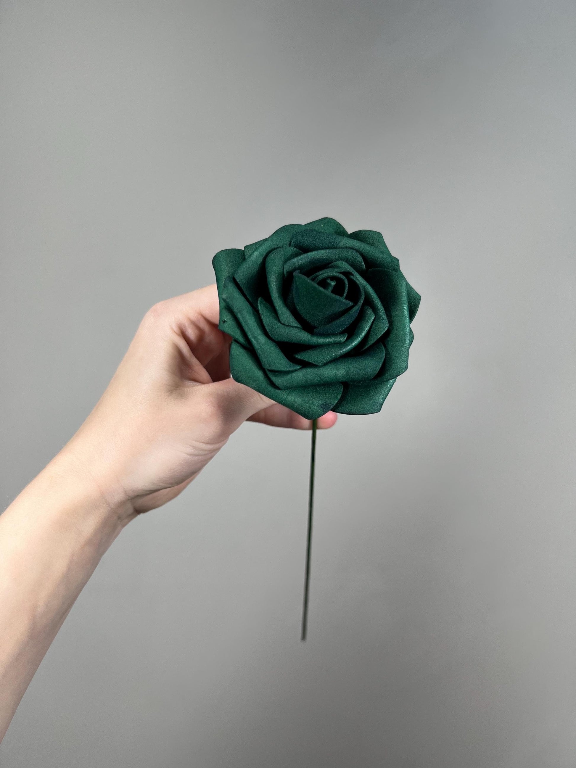 Emerald Green Flower Head Wedding Decor Forest Green Small Flower Head Wedding DIY Craft Supplies Wedding Green Flower Head Home Decor