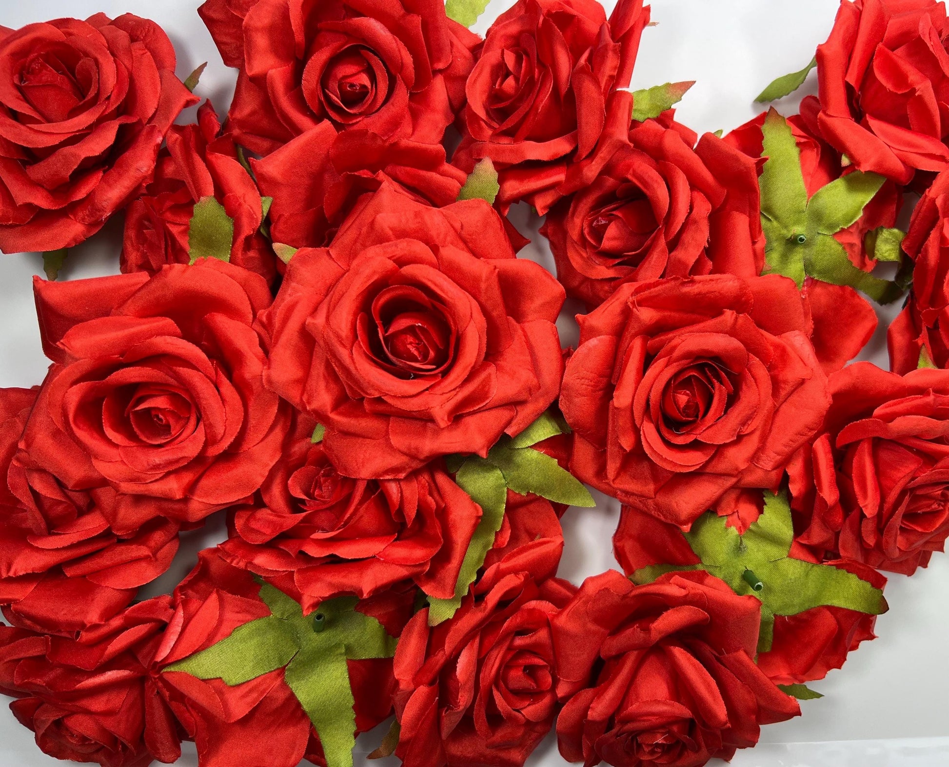 Red Rose Head 4 inch Wedding Decor Dark Red Rose Christmas Red Rose Wedding DIY Craft Supplies Red Rose Head Home Decor