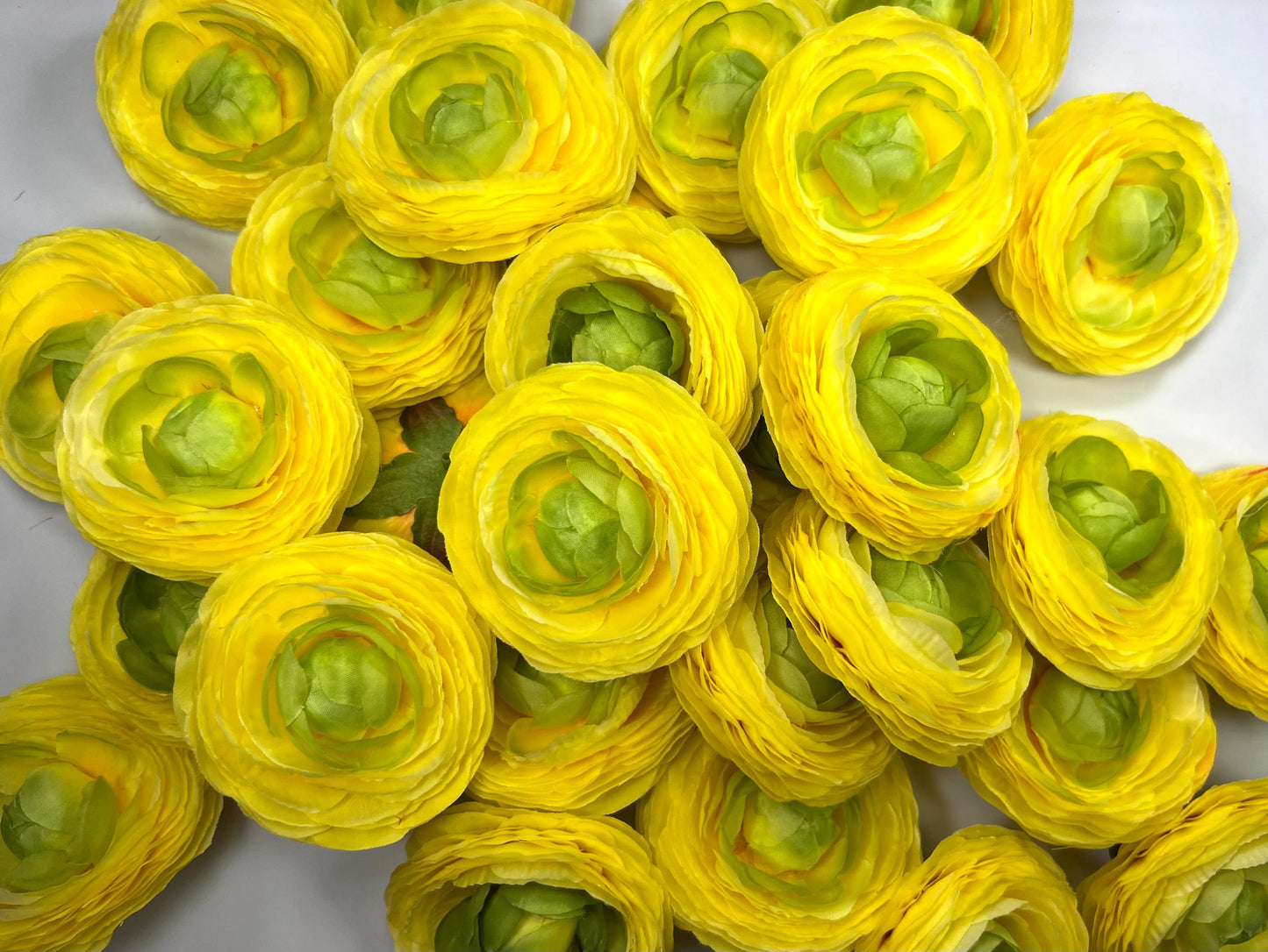 Pink Ranunculus Flower Heads Wedding Hot Pink Flowers Artificial DIY Craft Supplies Rununculus Heads Bright Pink Faux Decor Silk Flowers