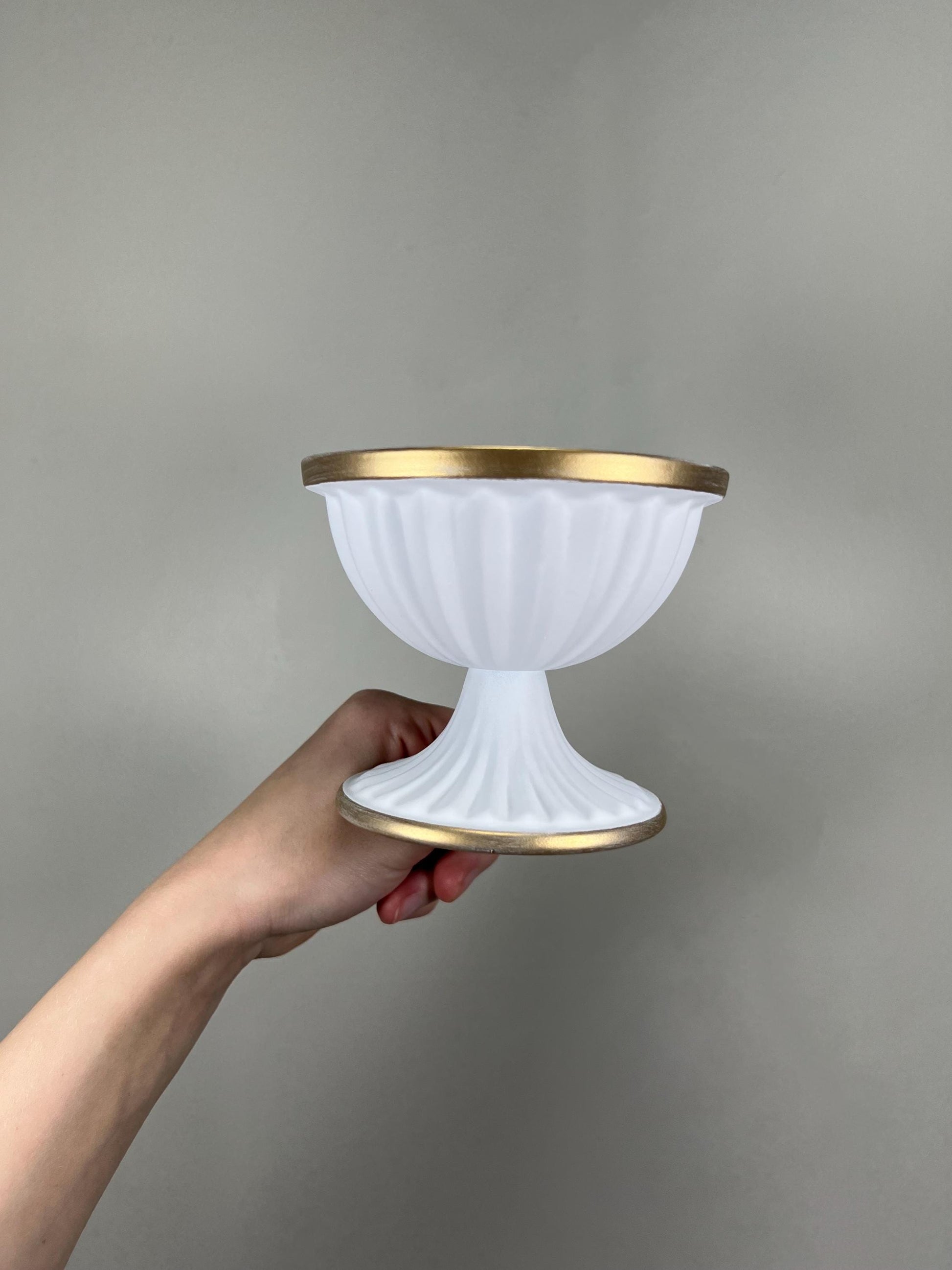 Gold Vase for Centerpiece Wedding Gold Vase Compote Metal Small Vase Flower Centerpiece Pedestal Vase Wedding Home Decor Gold Bowl Vase