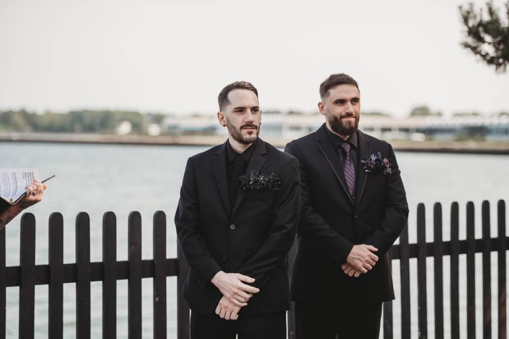 Black Plum Pocket Boutonniere Wedding Groom Boutonnière Black Dark Purple Square Groomsmen Pocket Boutonniere Black Plum Gothic Boutonniere