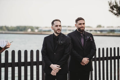 Black Plum Pocket Boutonniere Wedding Groom Boutonnière Black Dark Purple Square Groomsmen Pocket Boutonniere Black Plum Gothic Boutonniere